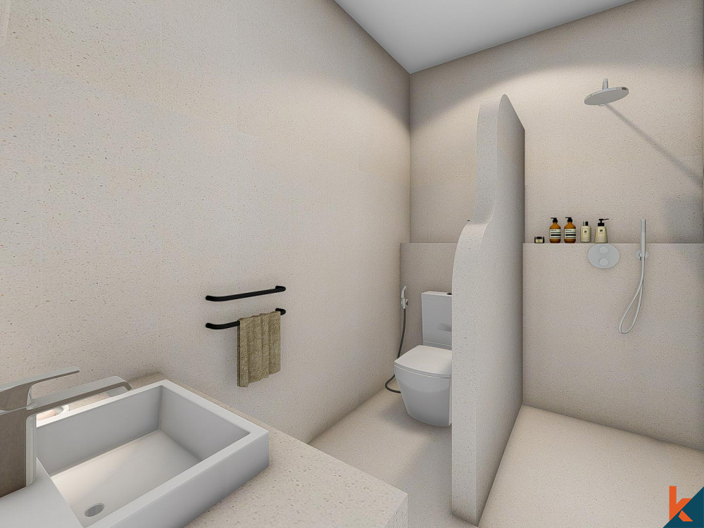 Vila empat kamar tidur off-plan bergaya Mediterania disewakan di Pererenan