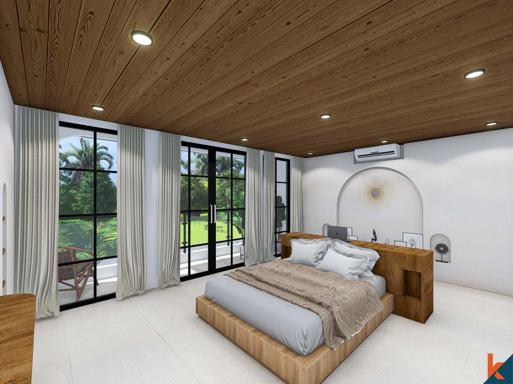 Vila empat kamar tidur off-plan bergaya Mediterania disewakan di Pererenan