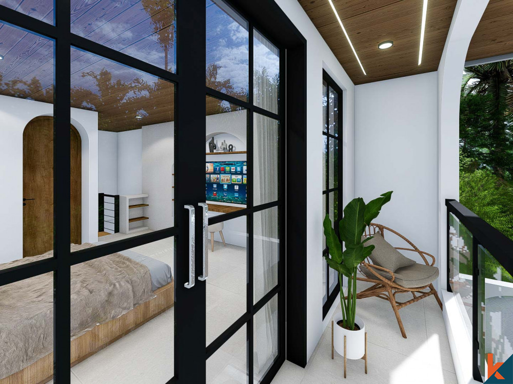 Vila empat kamar tidur off-plan bergaya Mediterania disewakan di Pererenan