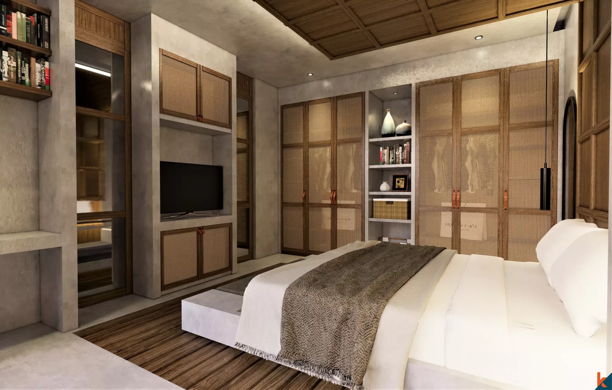 Vila mewah tiga kamar tidur hak milik yang akan datang dengan potensi retur di Tegal Cupek