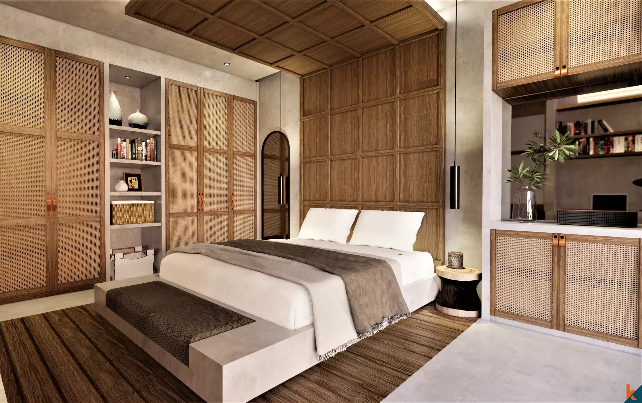 Vila mewah tiga kamar tidur hak milik yang akan datang dengan potensi retur di Tegal Cupek