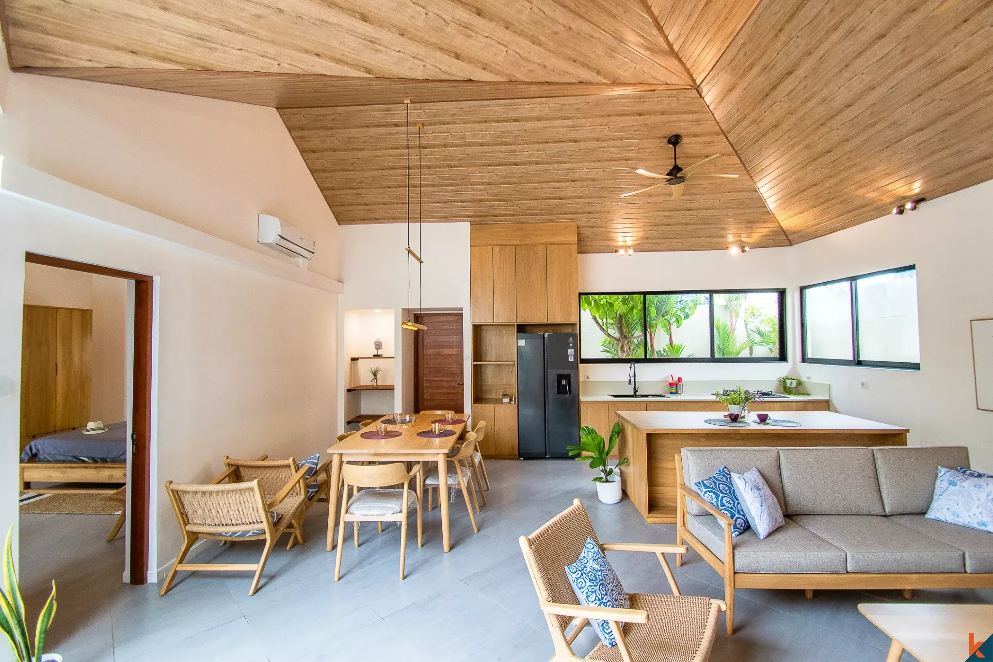 Villa neuve de trois chambres à louer dans un emplacement stratégique à Sanur