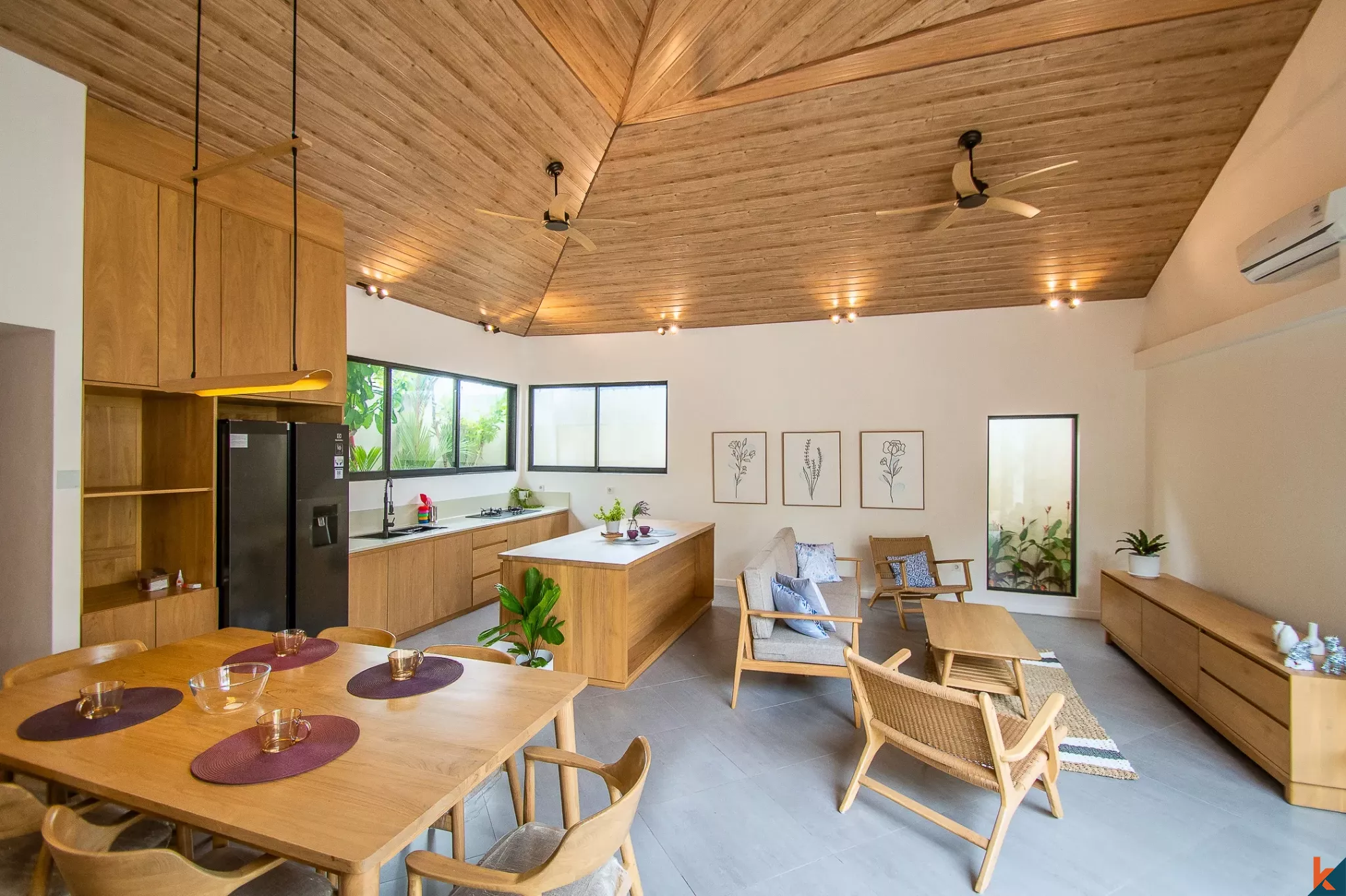 Villa neuve de trois chambres à louer dans un emplacement stratégique à Sanur
