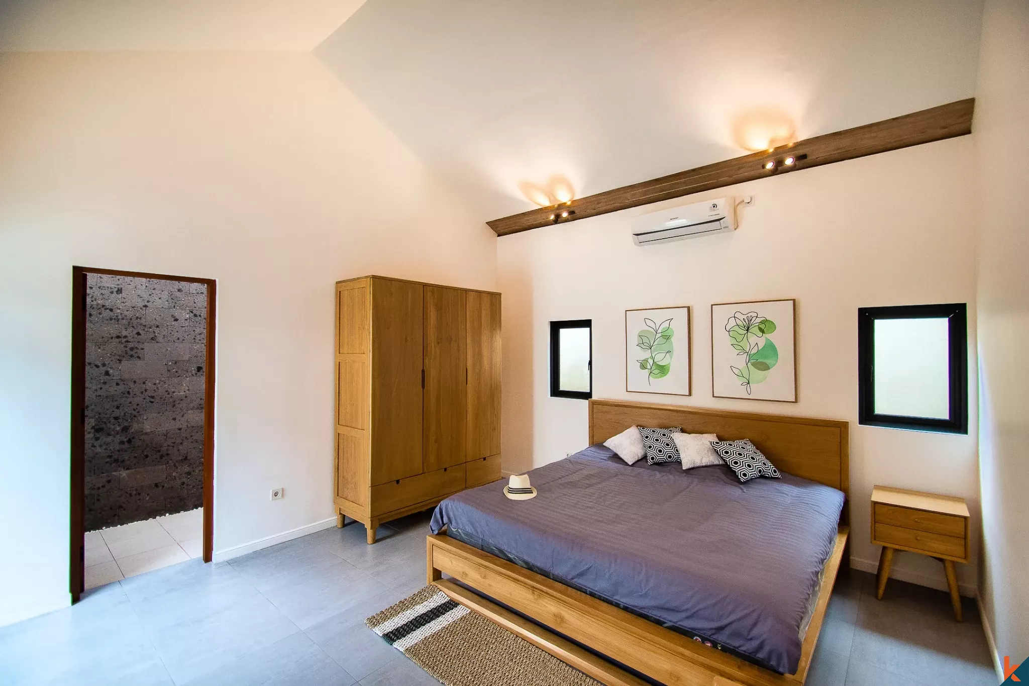 Villa neuve de trois chambres à louer dans un emplacement stratégique à Sanur