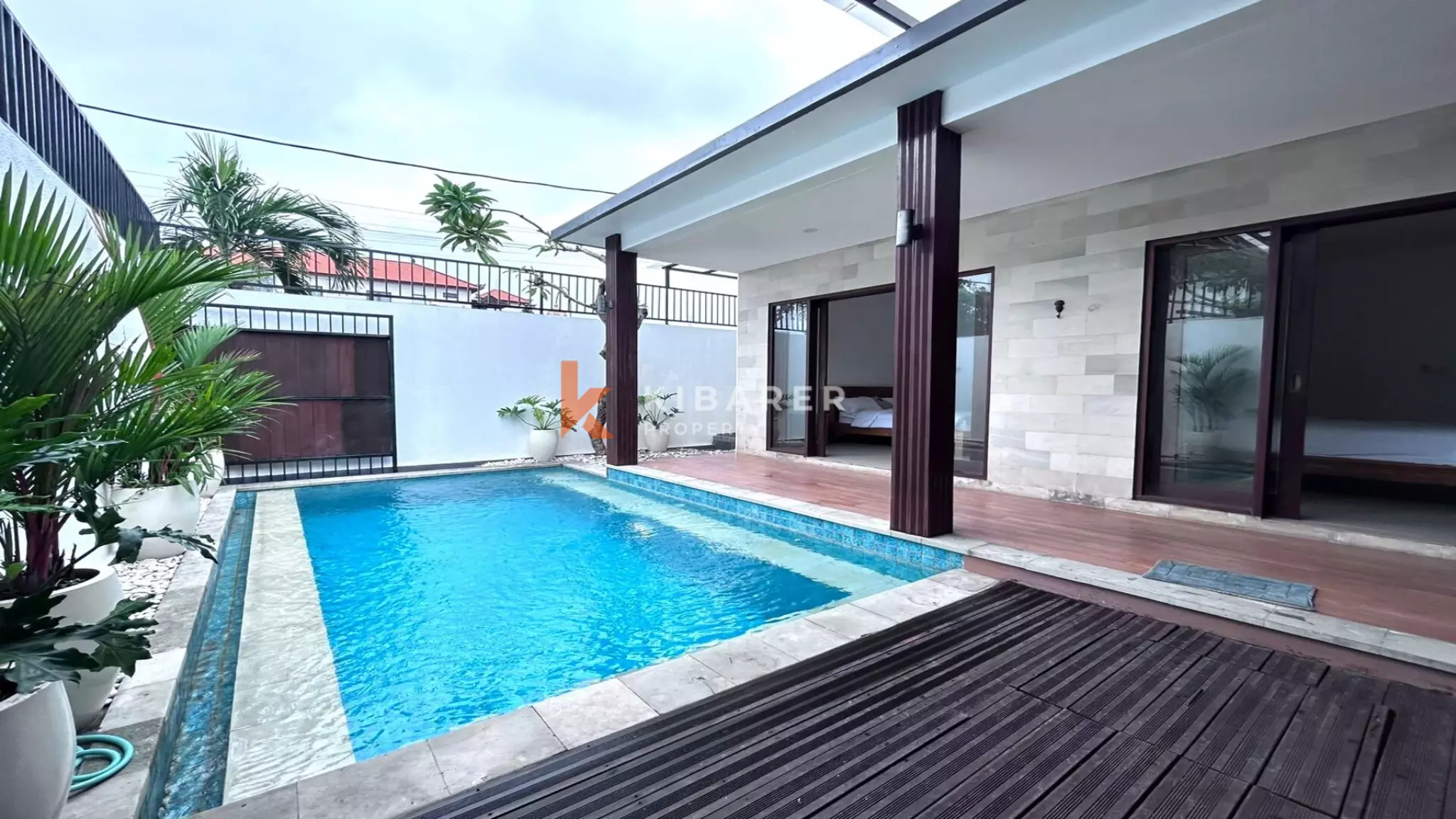 Stunning Three-Bedroom Villa with Private Pool and Enclosed Living in Kerobokan (Minimum Two-Years Rental)
