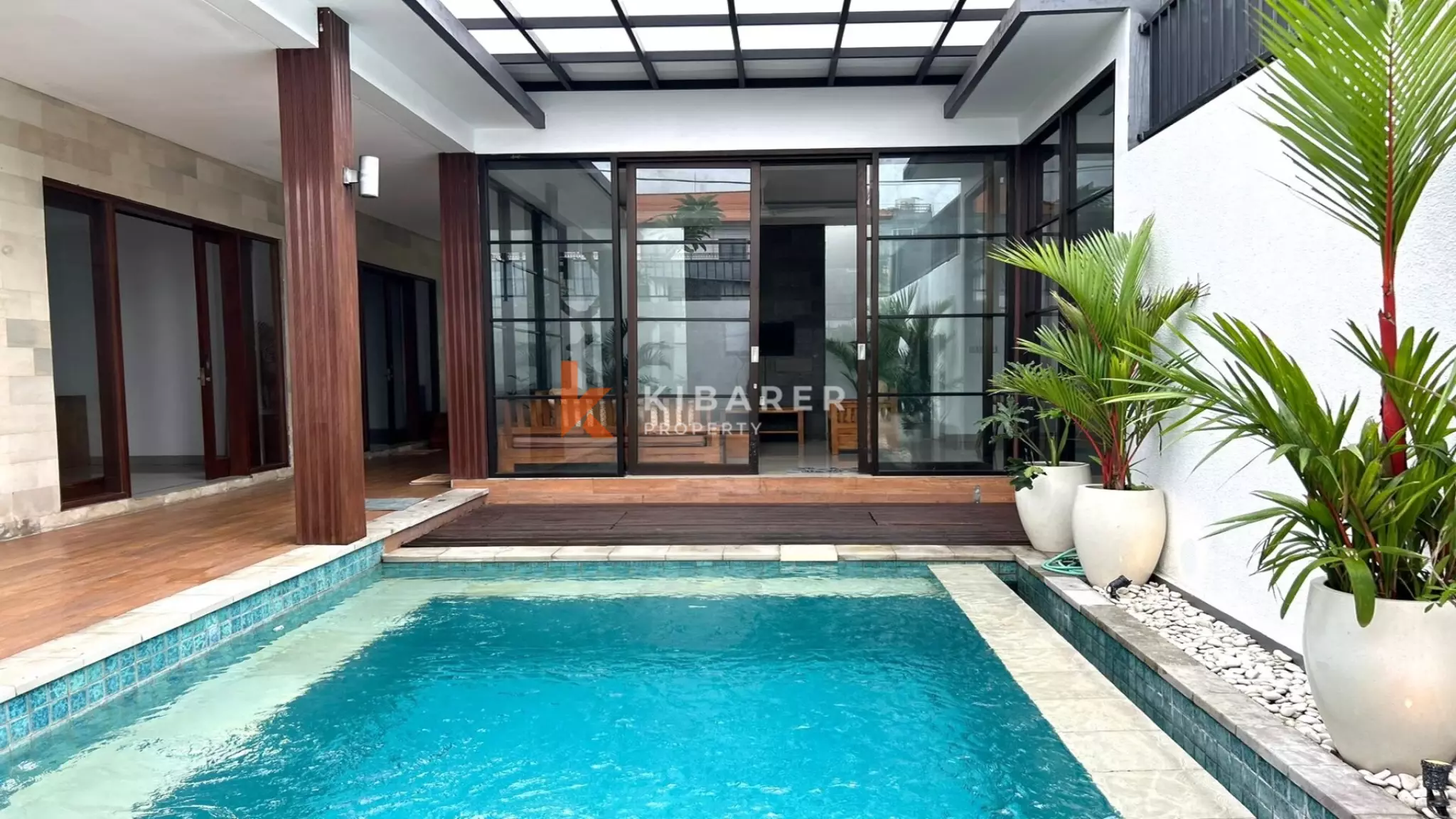 Stunning Three-Bedroom Villa with Private Pool and Enclosed Living in Kerobokan (Minimum Two-Years Rental)