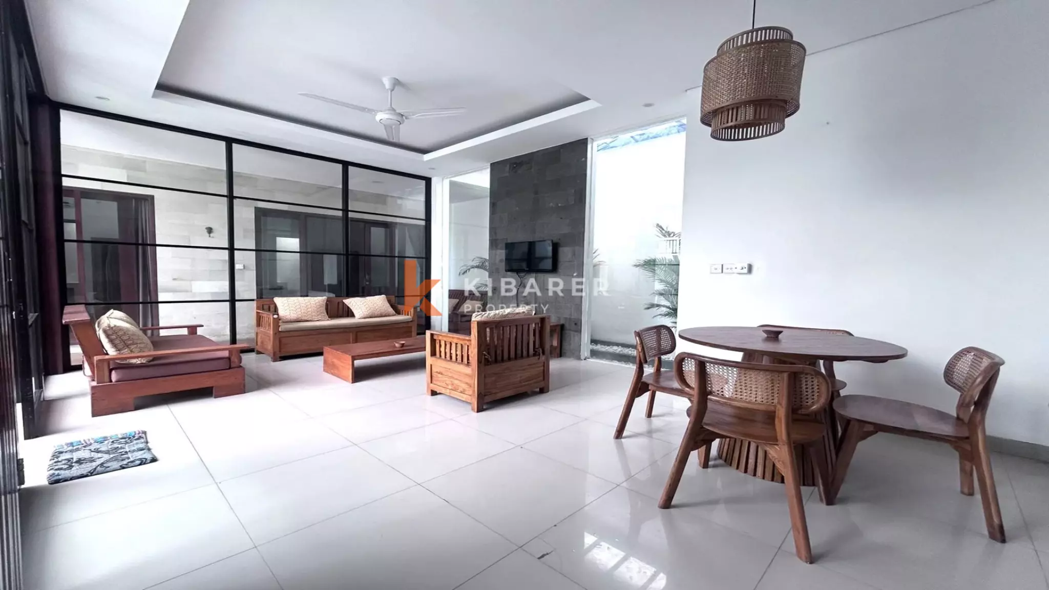 Stunning Three-Bedroom Villa with Private Pool and Enclosed Living in Kerobokan (Minimum Two-Years Rental)