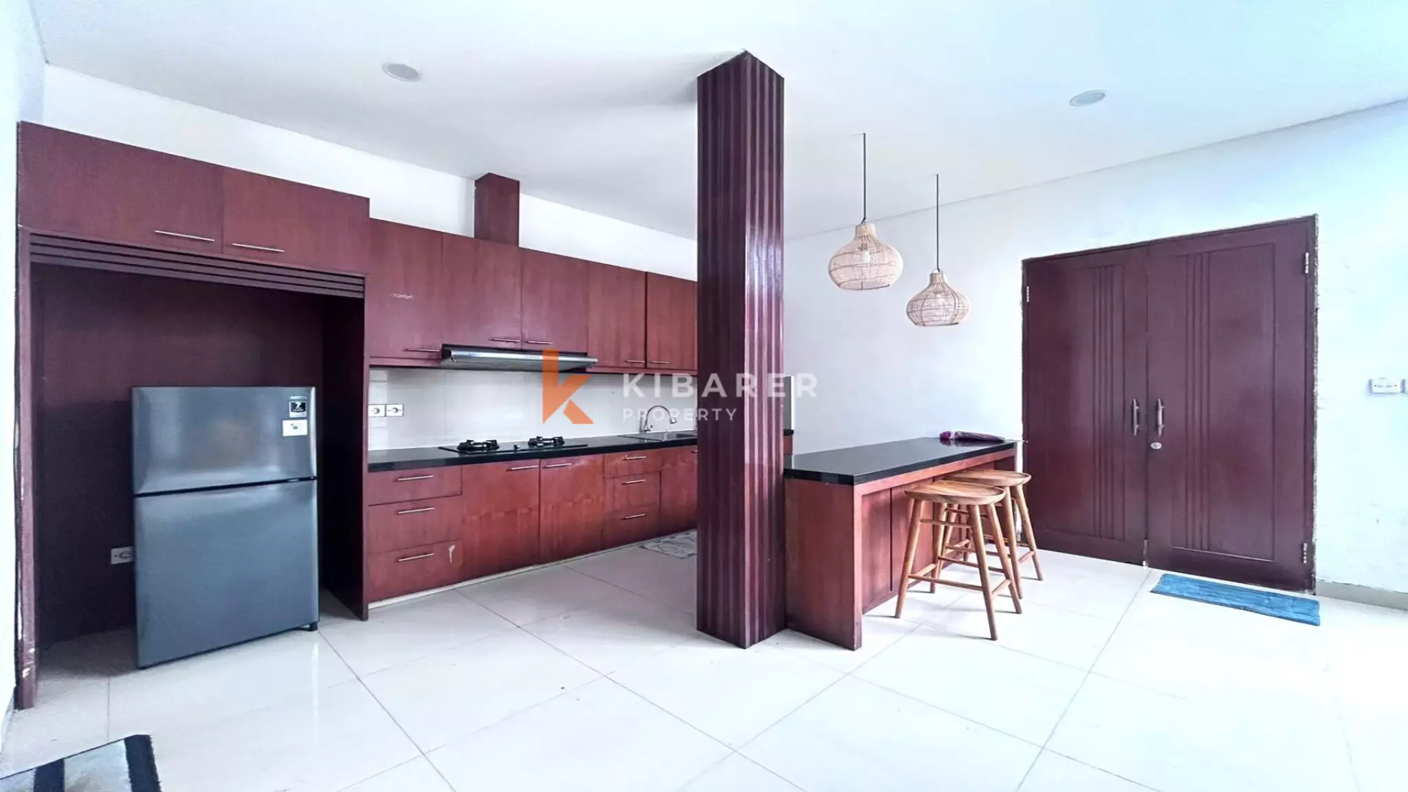 Stunning Three-Bedroom Villa with Private Pool and Enclosed Living in Kerobokan (Minimum Two-Years Rental)