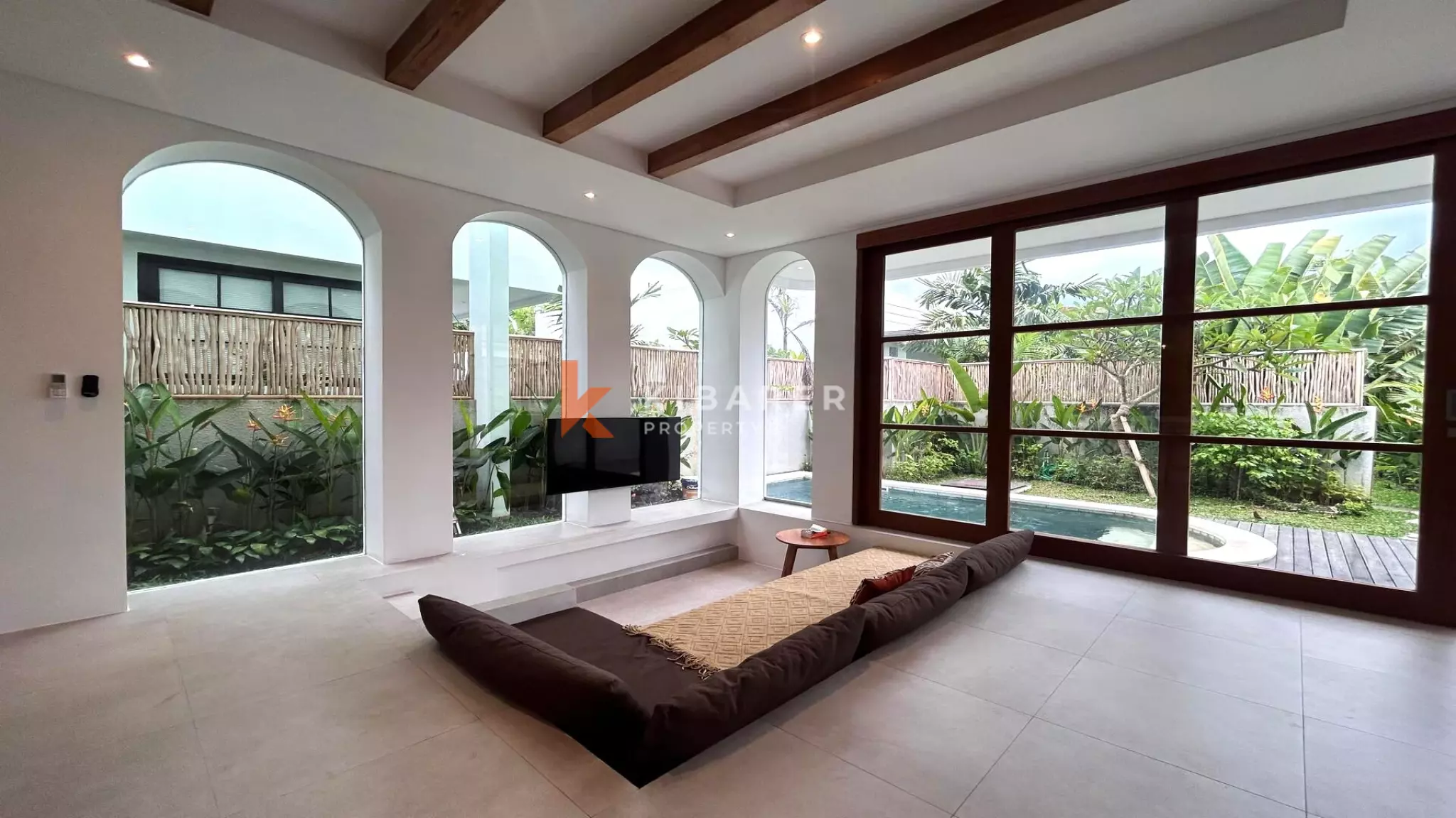 Charming One-Bedroom Sunken Living Room Villa Situated in Seminyak