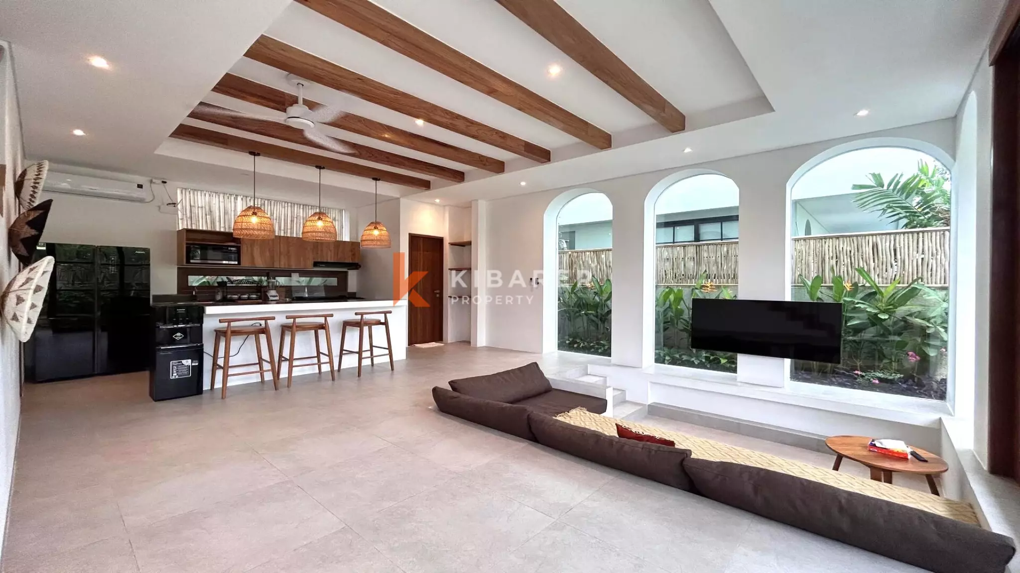 Charming One-Bedroom Sunken Living Room Villa Situated in Seminyak