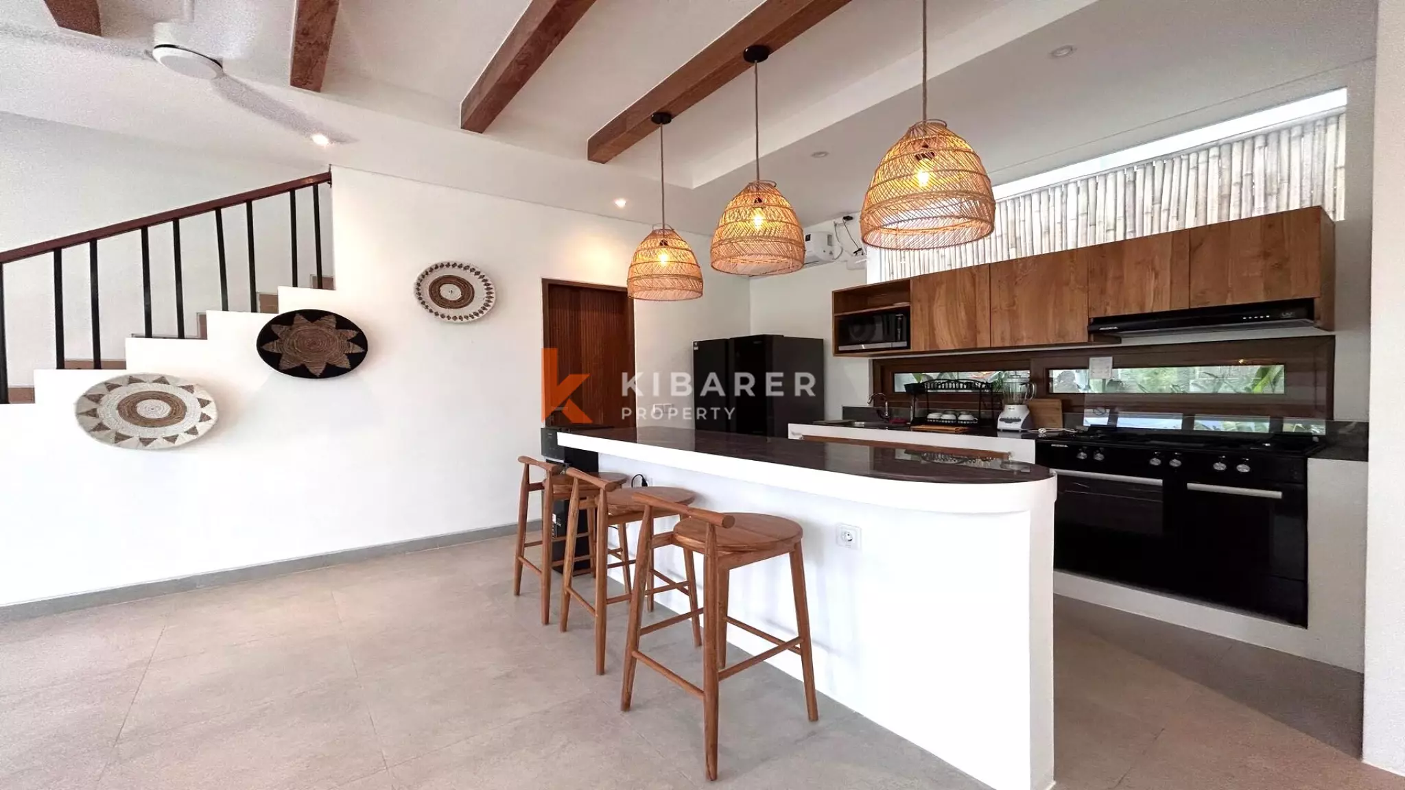 Charming One-Bedroom Sunken Living Room Villa Situated in Seminyak