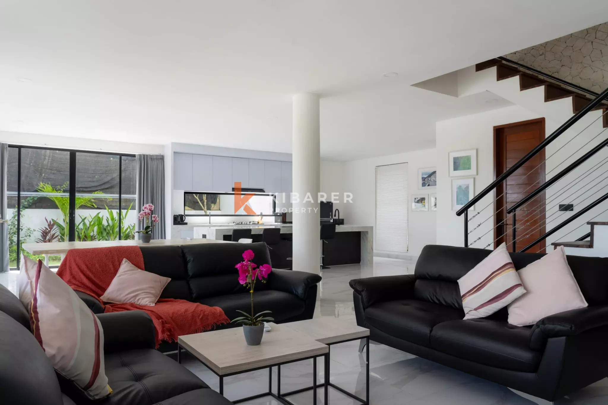 Villa de trois chambres au style « tropical chic » avec piscine privée à Umalas