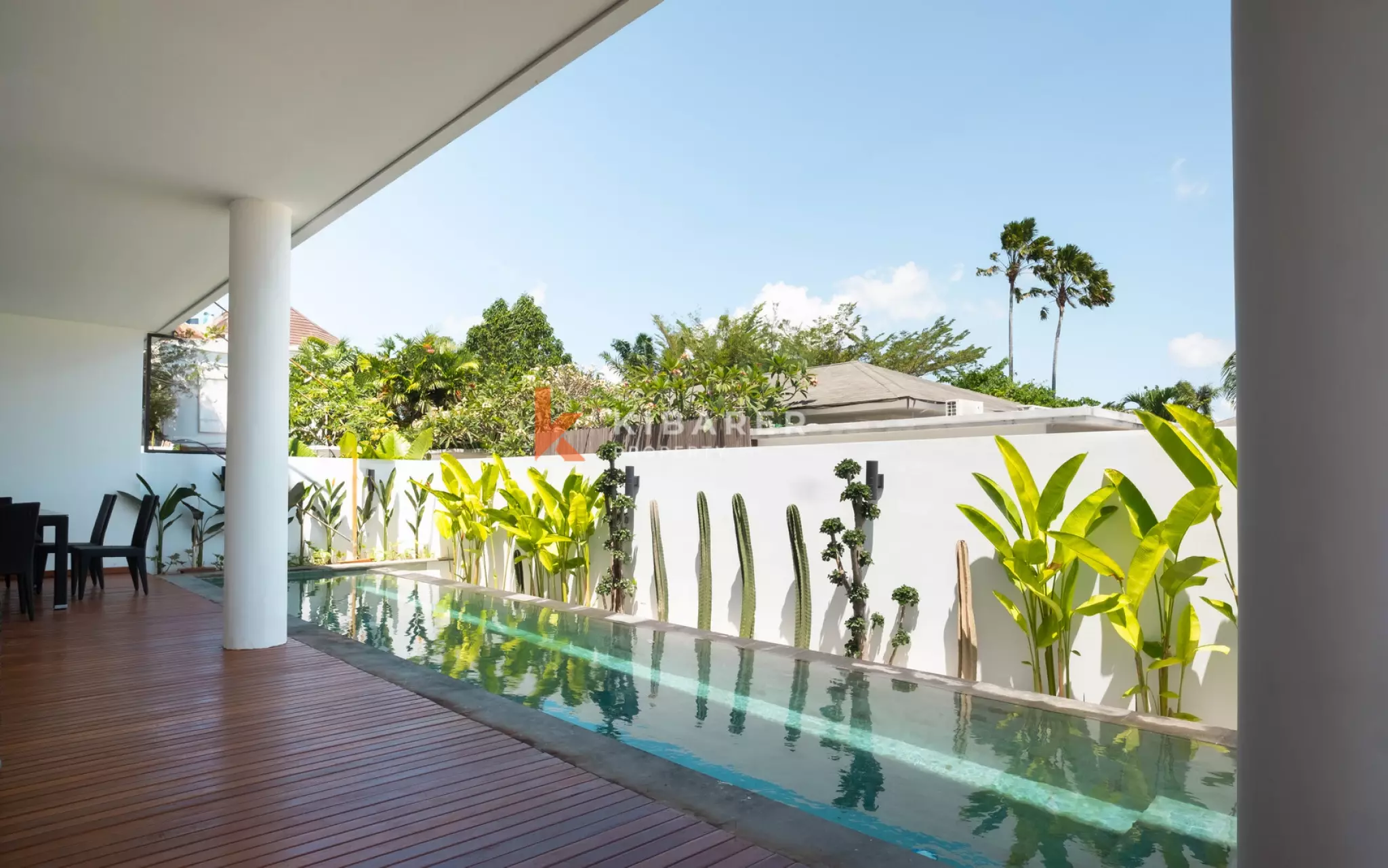 Villa de trois chambres au style « tropical chic » avec piscine privée à Umalas