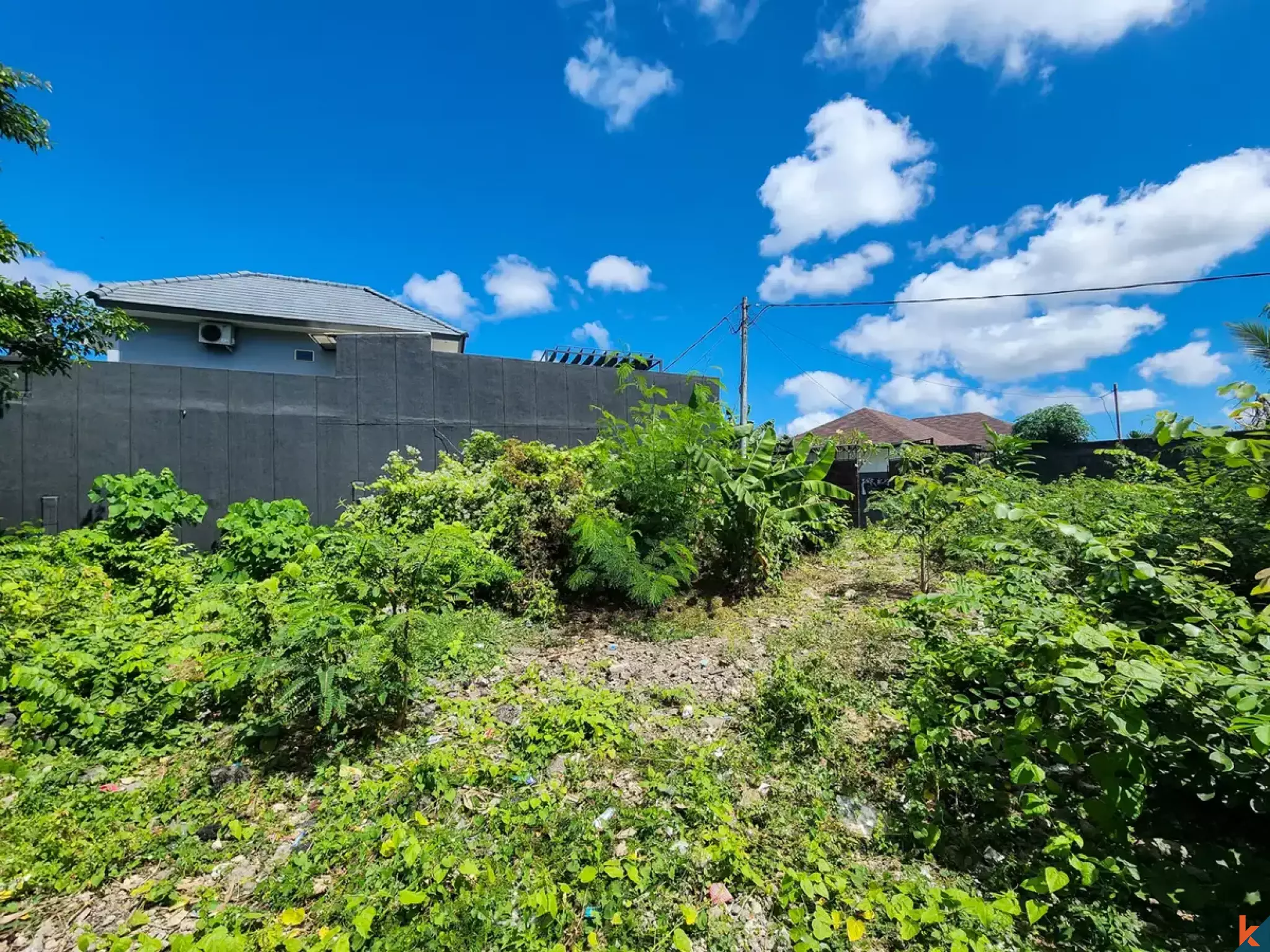Terrain à bail parfaitement situé à Ungasan avec projet pour deux villas