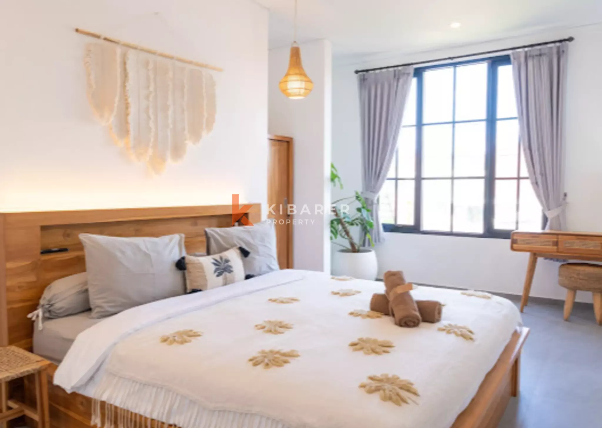 Vila Dua Kamar Tidur Bergaya Butik di Cemagi, Dekat Pantai