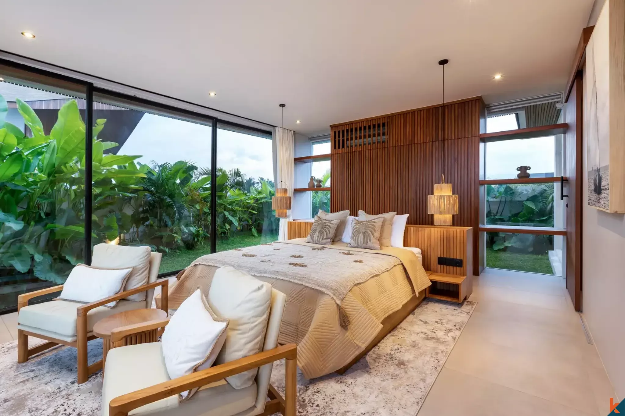 Luxury five bedroom estate with ricefield view