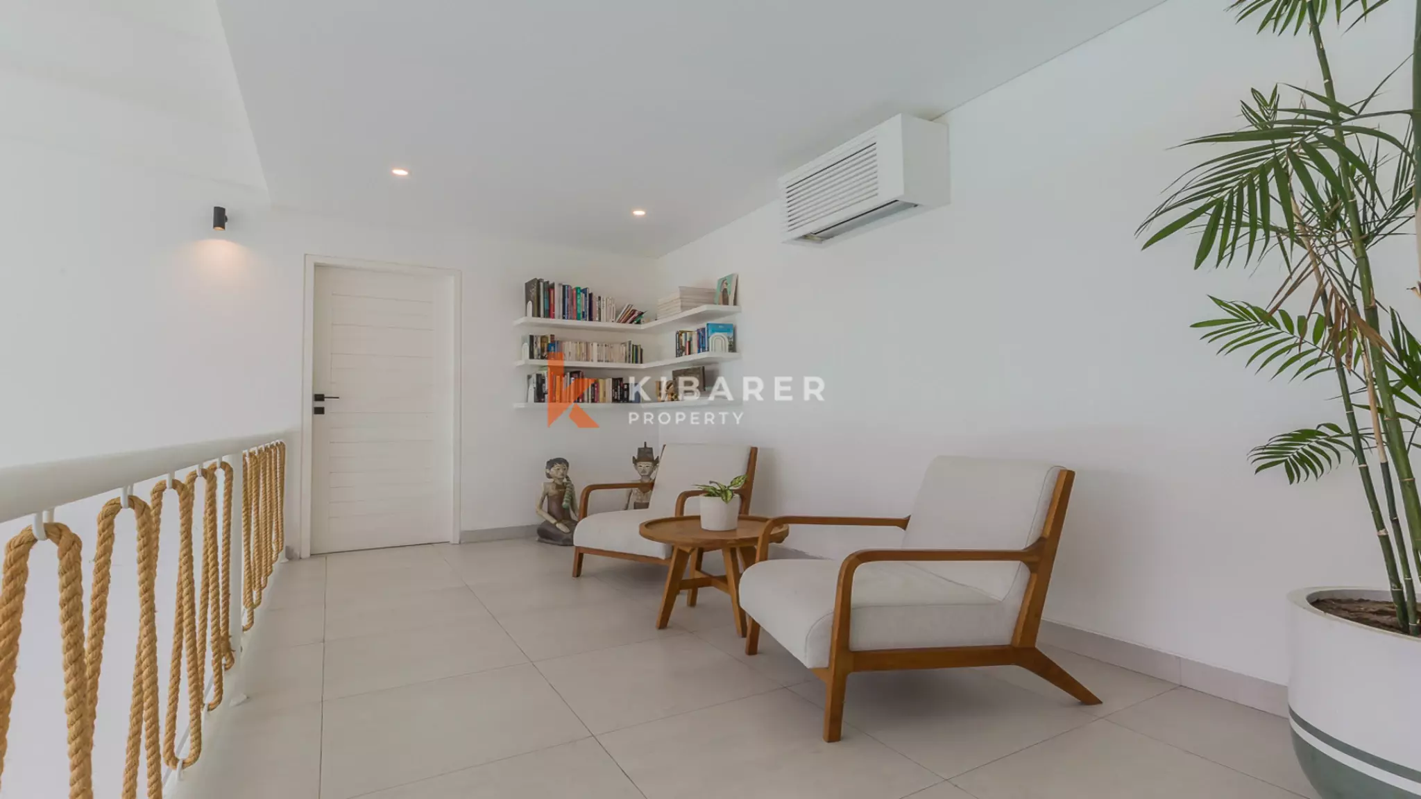 Gorgeous Three Bedroom Villa Enclosed Living Room Situated in Canggu