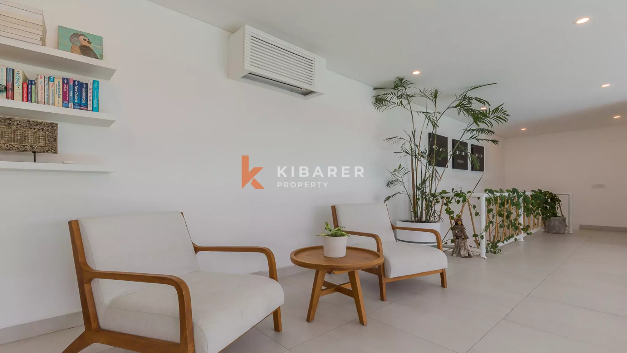 Gorgeous Three Bedroom Villa Enclosed Living Room Situated in Canggu