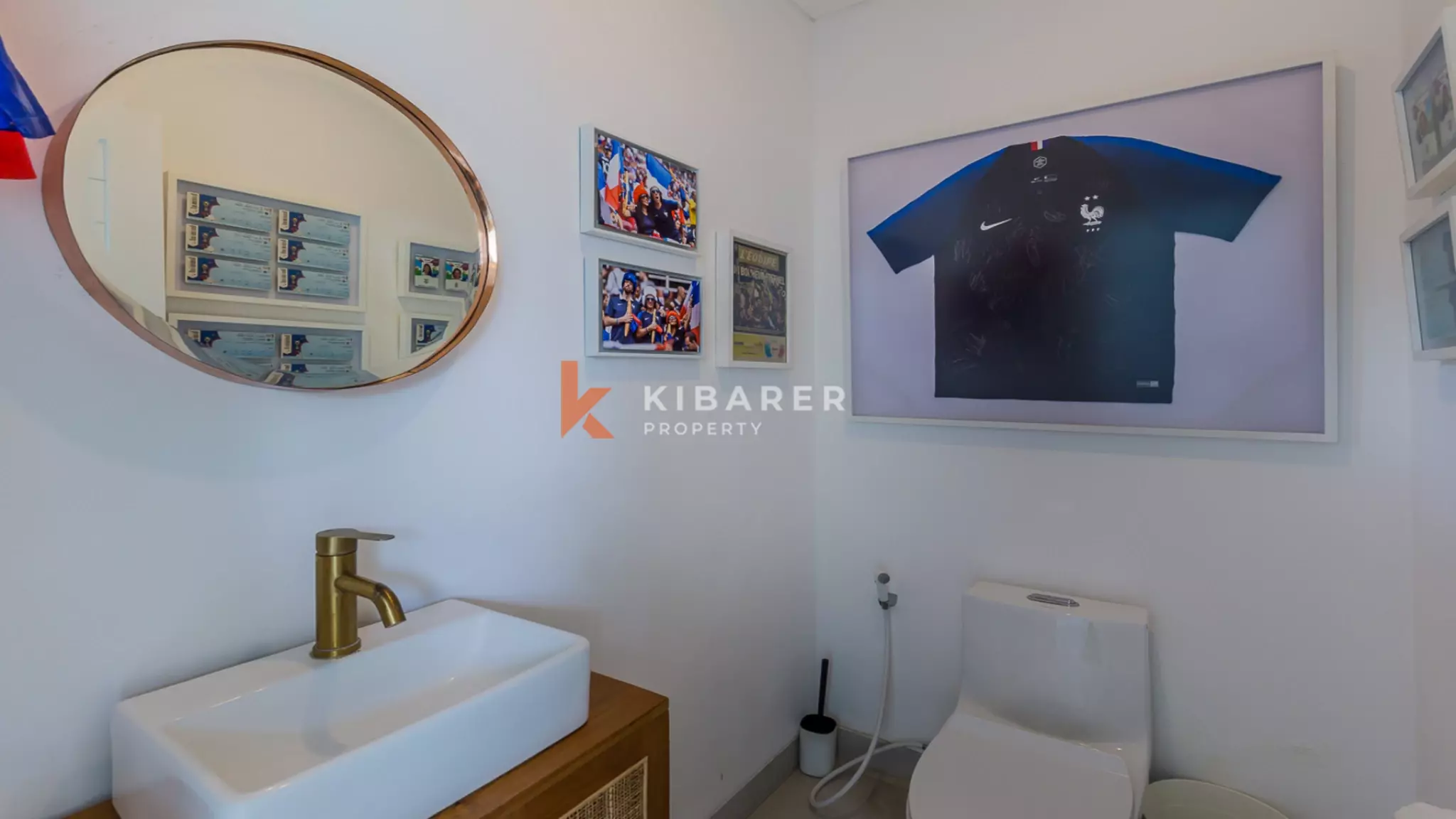 Gorgeous Three Bedroom Villa Enclosed Living Room Situated in Canggu