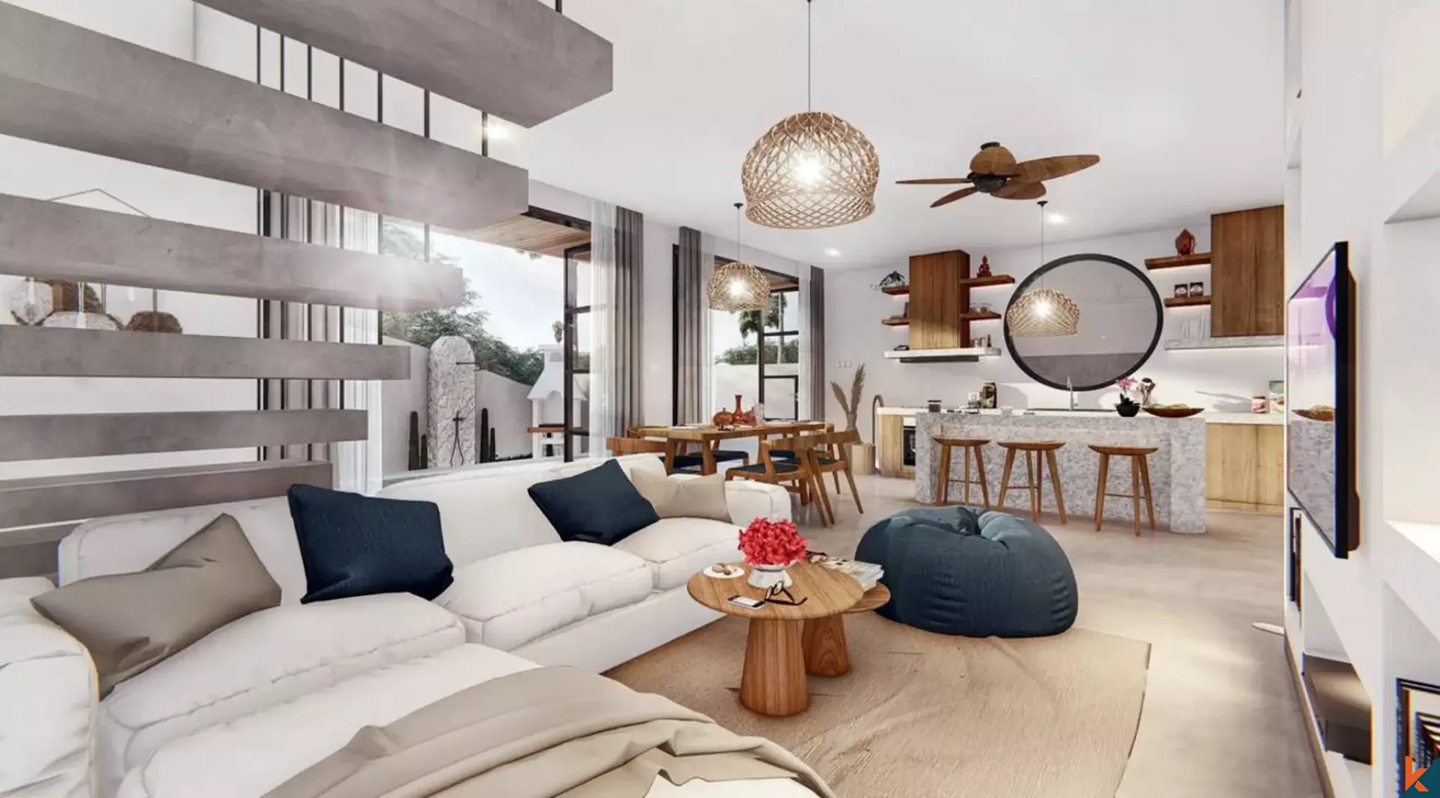 Amazing two bedroom brand new leasehold property near Pandawa Beach