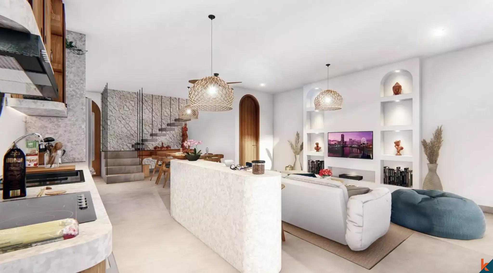 Amazing two bedroom brand new leasehold property near Pandawa Beach