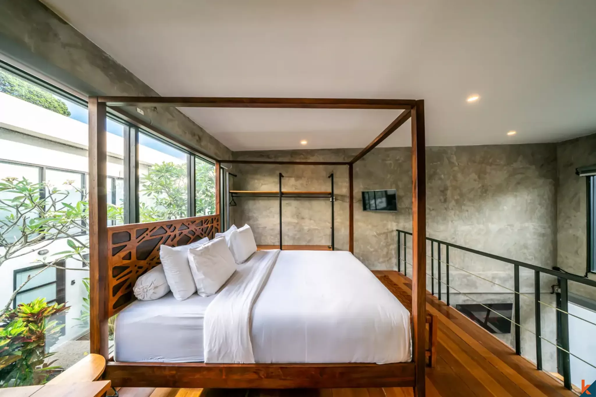 Superbe propriété de style loft d'une chambre à louer à Babakan