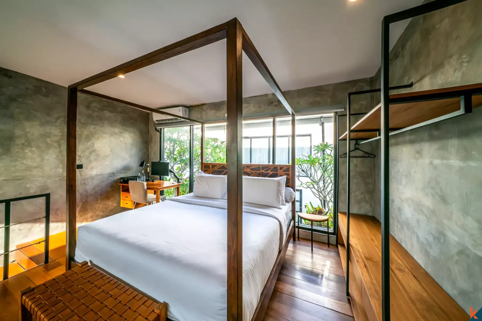 Superbe propriété de style loft d'une chambre à louer à Babakan