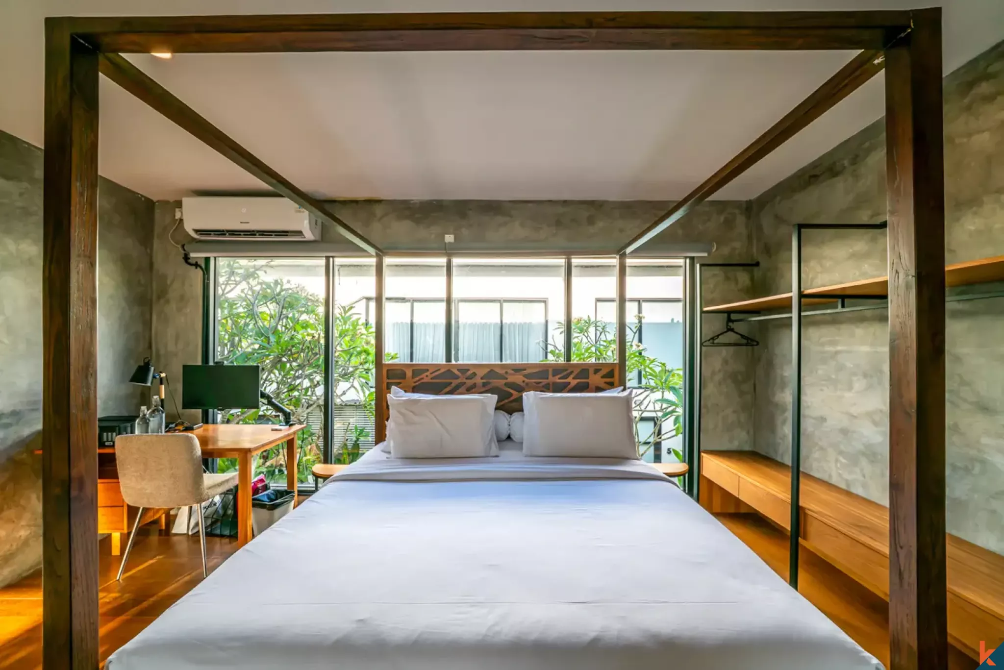 Superbe propriété de style loft d'une chambre à louer à Babakan