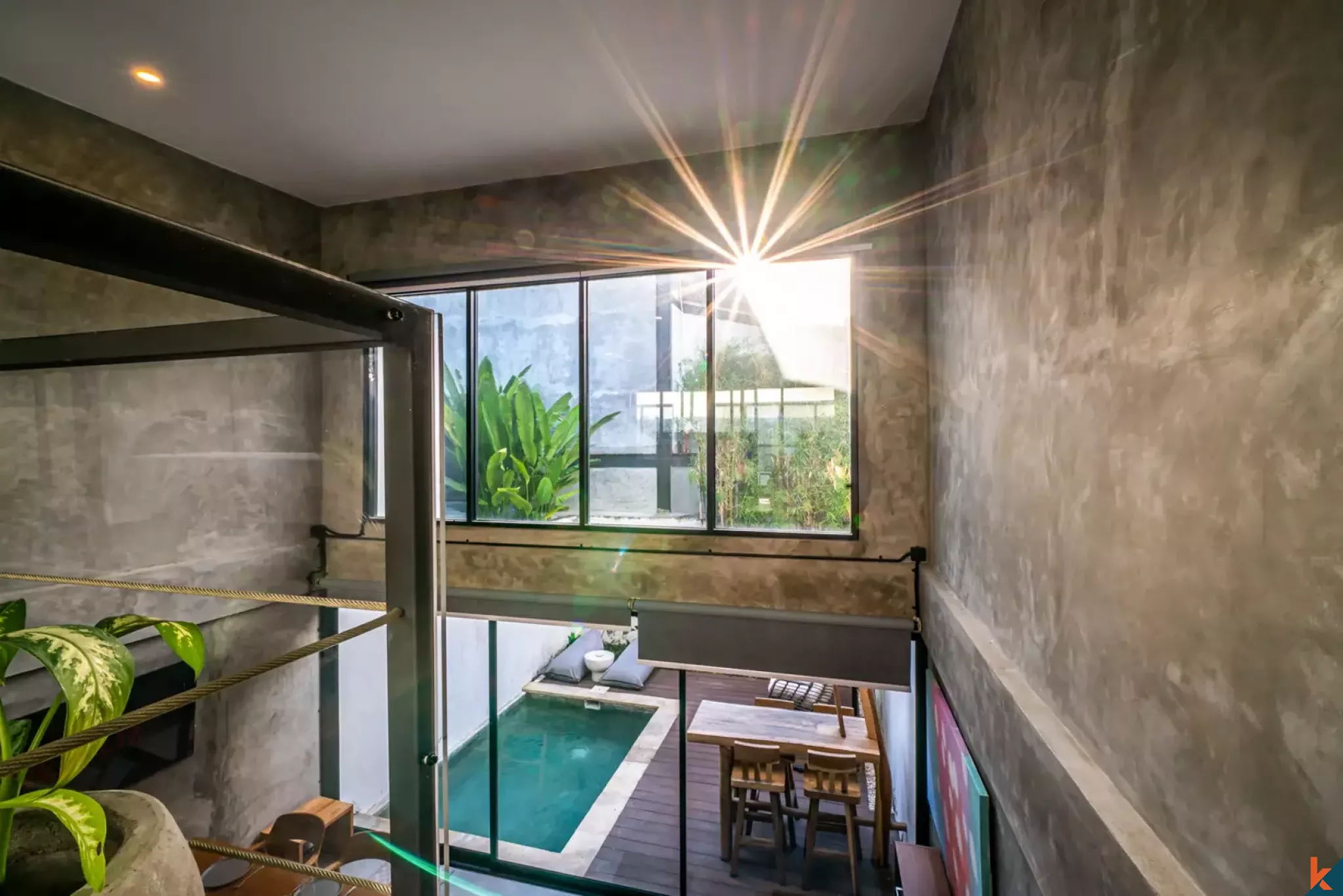 Superbe propriété de style loft d'une chambre à louer à Babakan