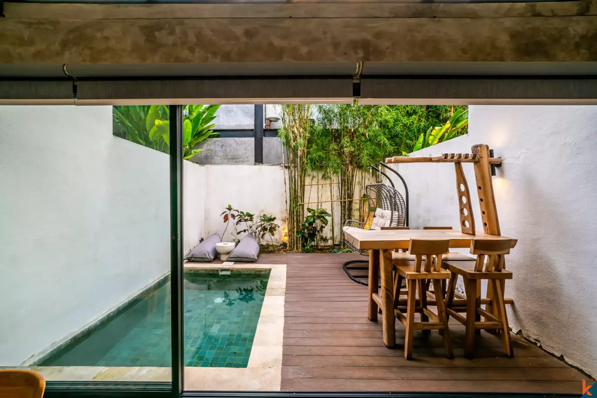 Superbe propriété de style loft d'une chambre à louer à Babakan