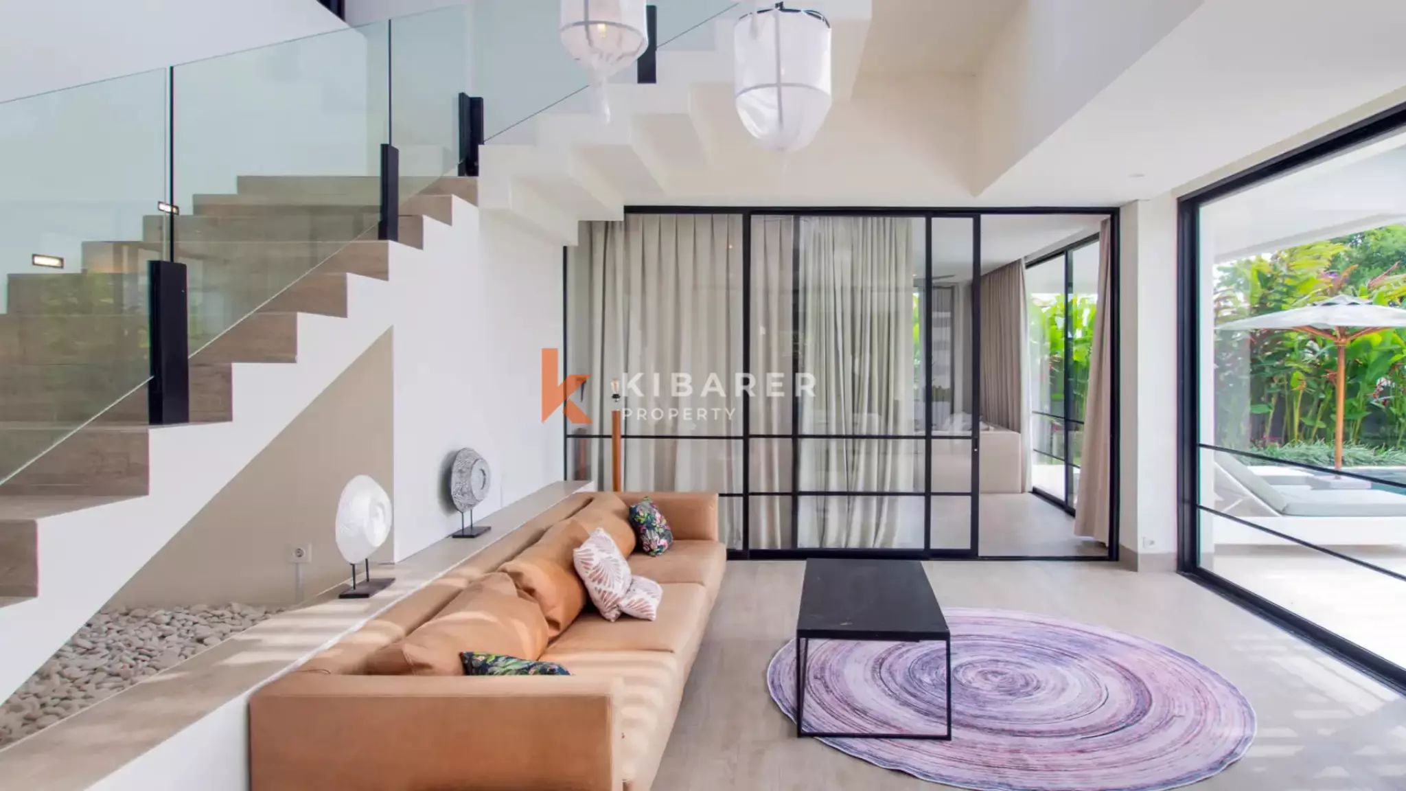 Luxury Four-Bedroom Villa with Rice Field Surroundings in Canggu