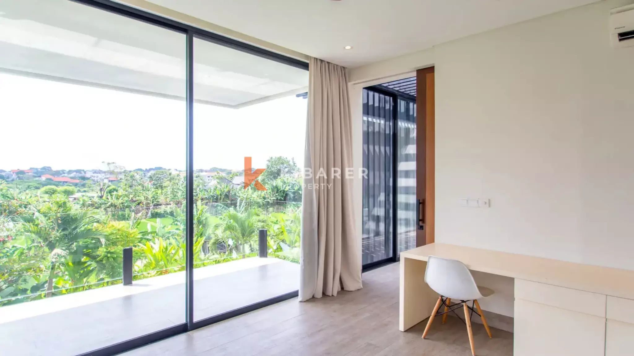 Luxury Four-Bedroom Villa with Rice Field Surroundings in Canggu