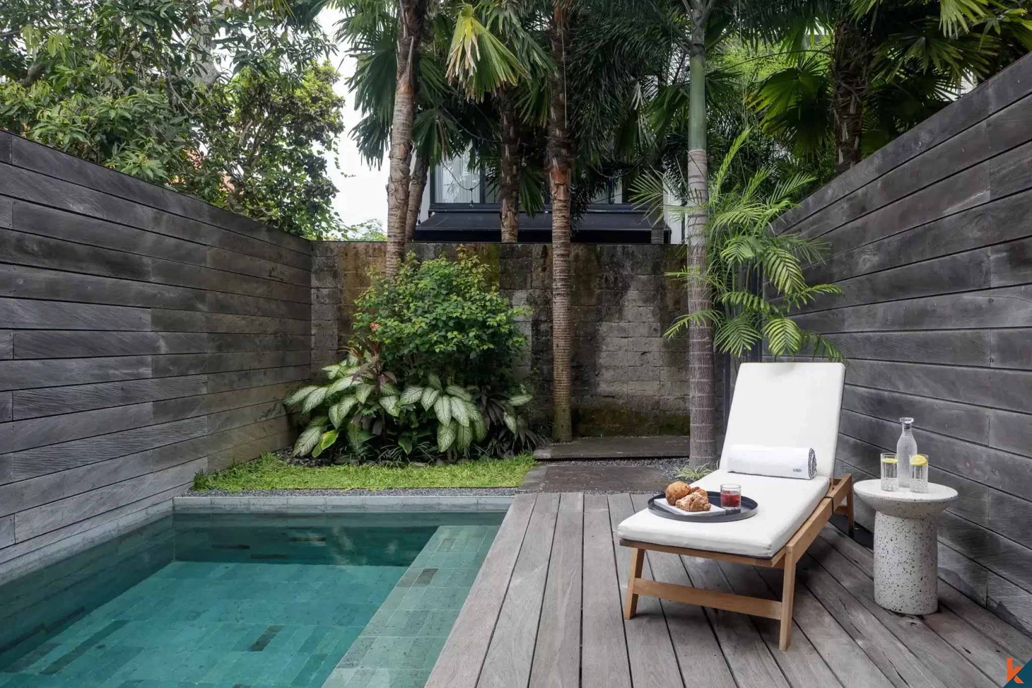 Modern two bedroom leasehold townhouse style villa in Berawa