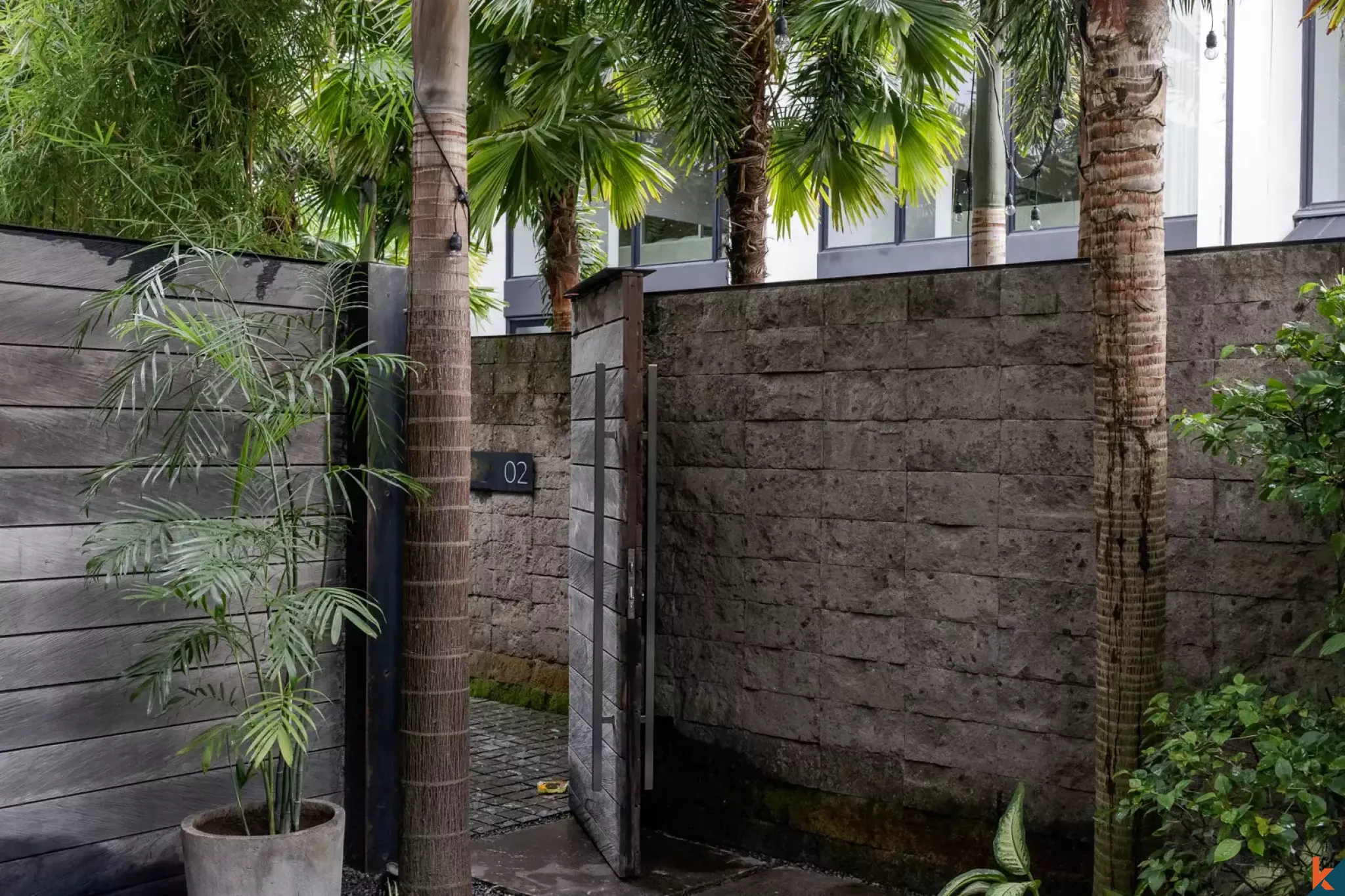 Modern two bedroom leasehold townhouse style villa in Berawa