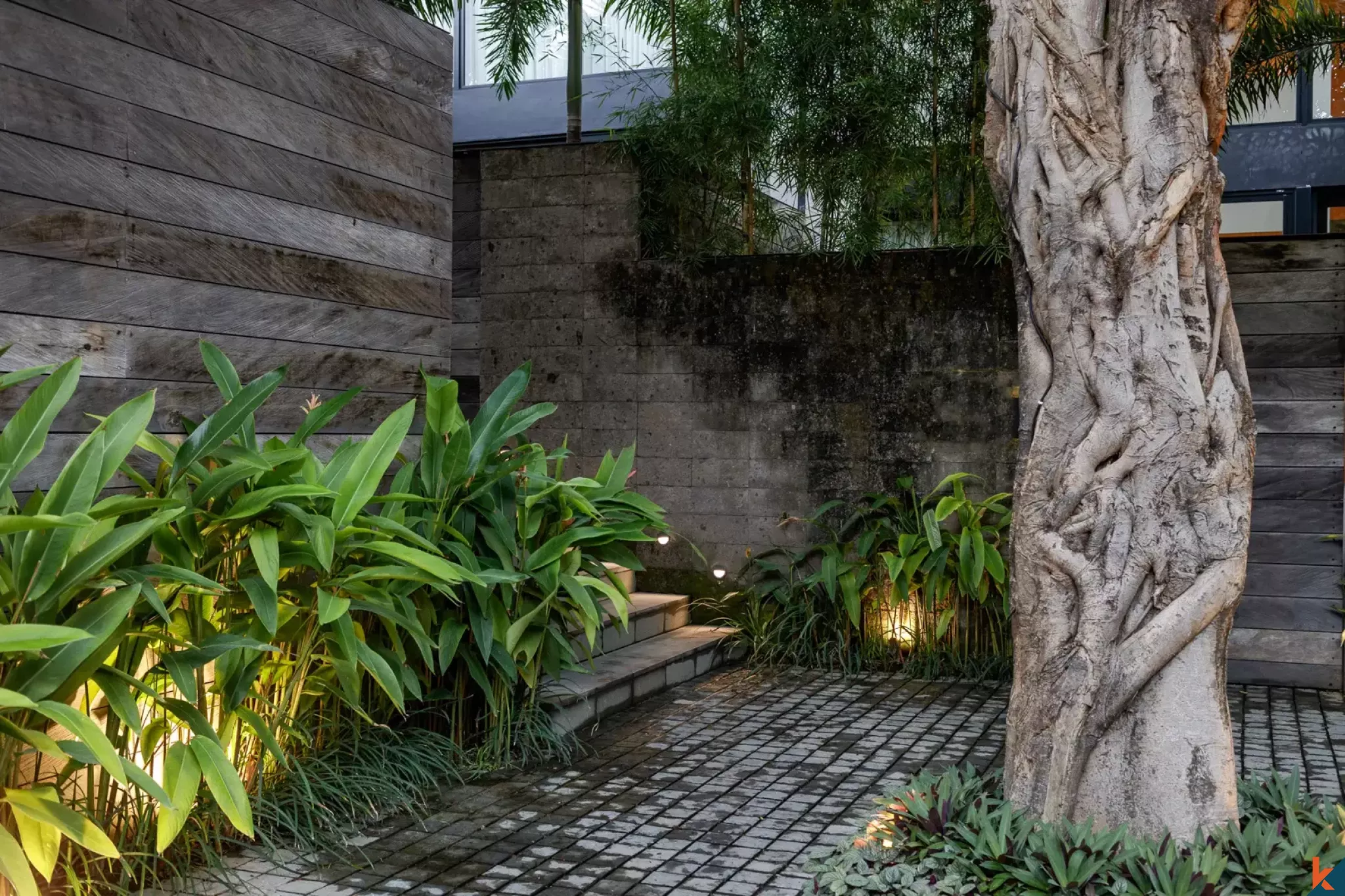 Modern two bedroom leasehold townhouse style villa in Berawa