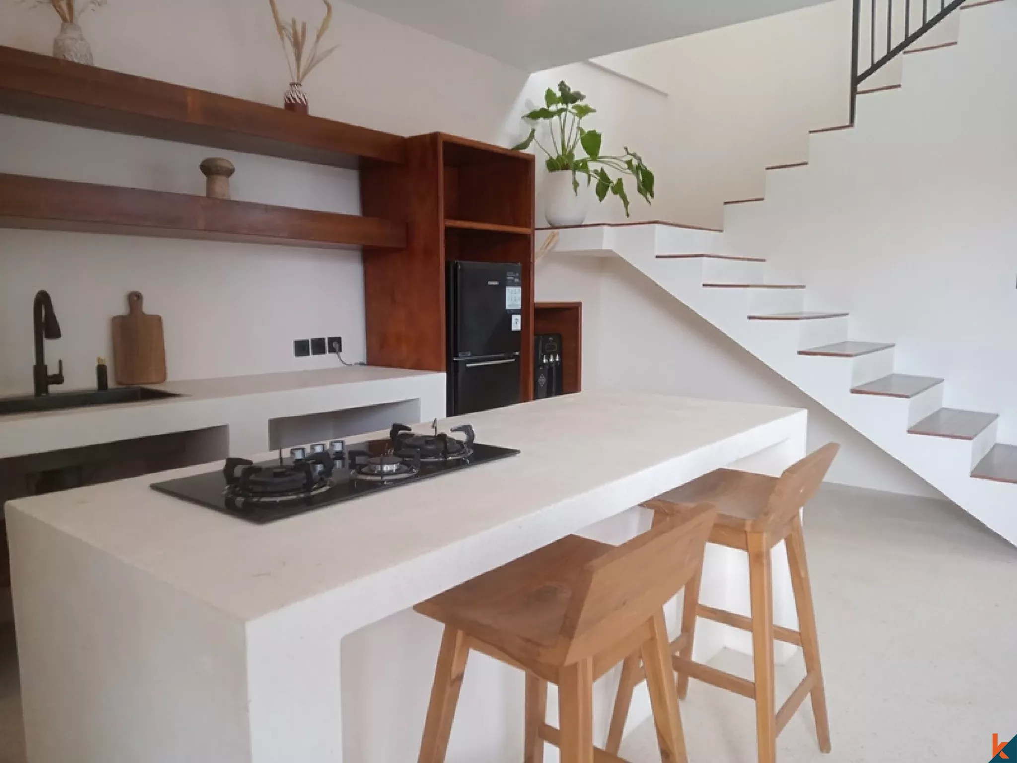 Vila Mediteranian Dua Kamar Tidur terletak di Balangan