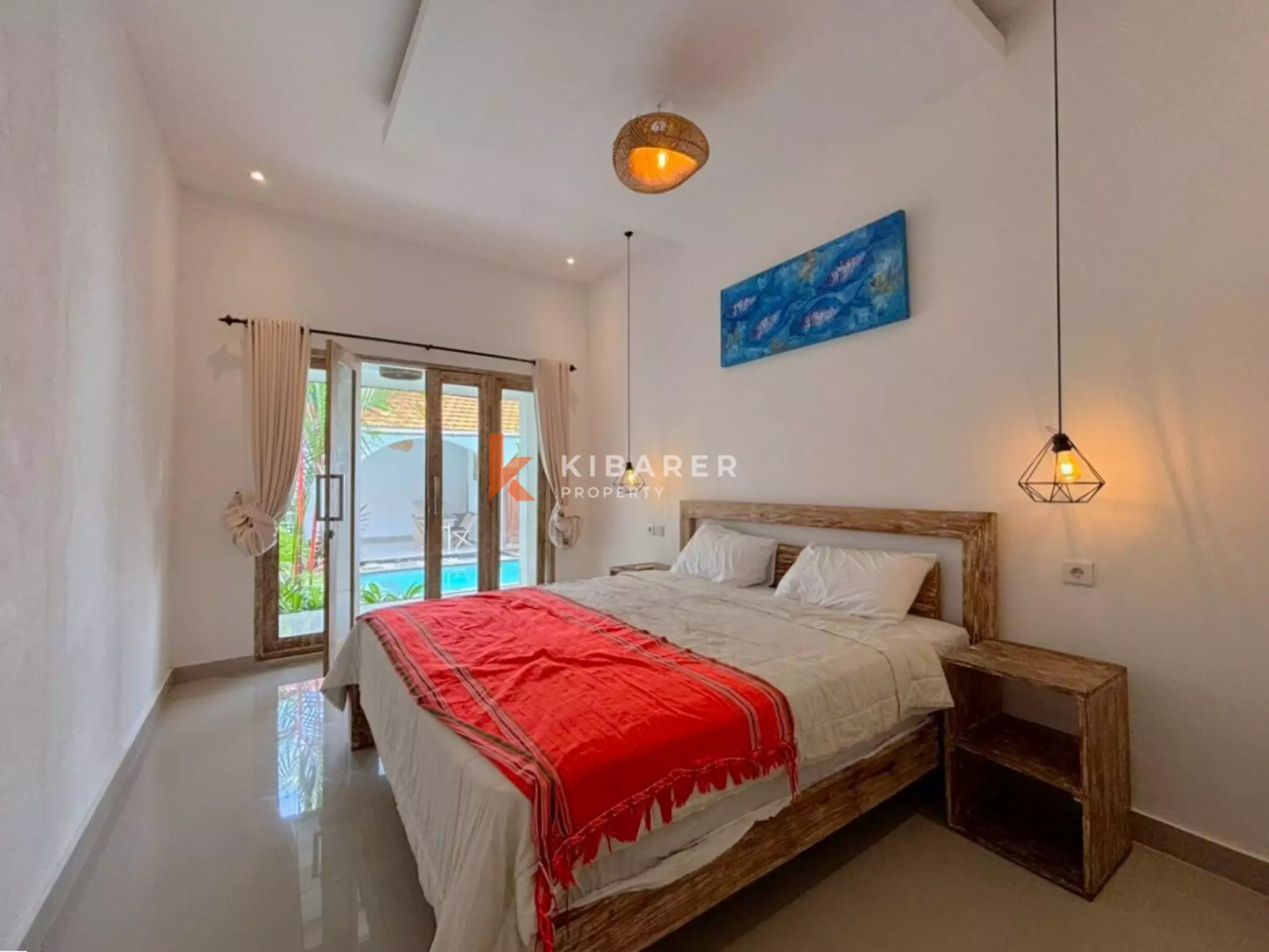 Two Bedroom Tropical Open Living Villa in Padonan