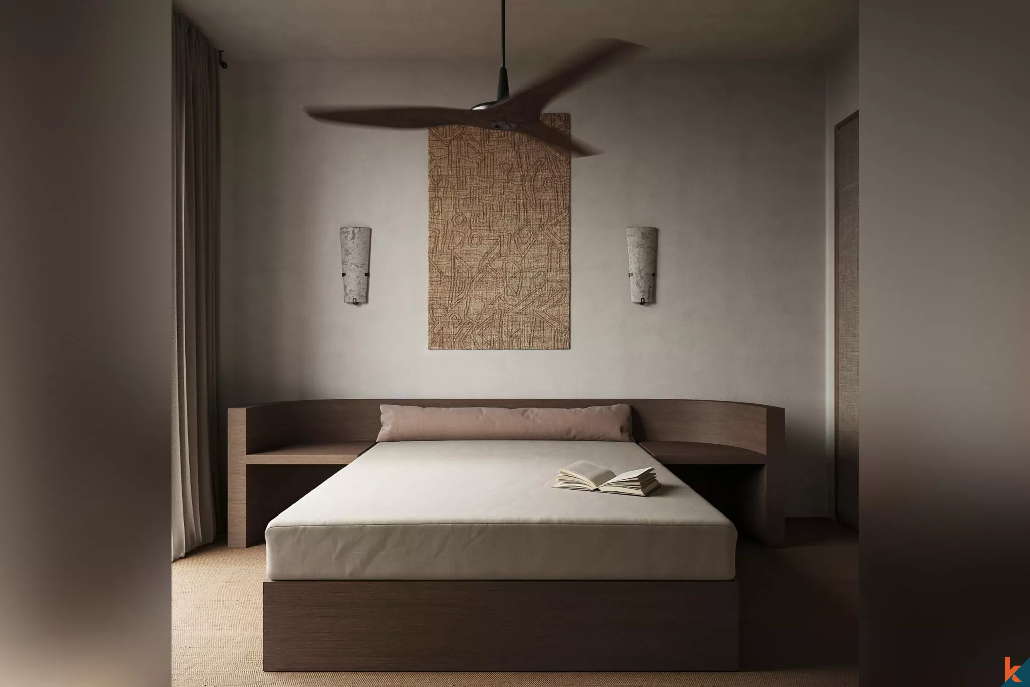 Modern Two-Bedroom Eco Townhouse for Lease in Pererenan