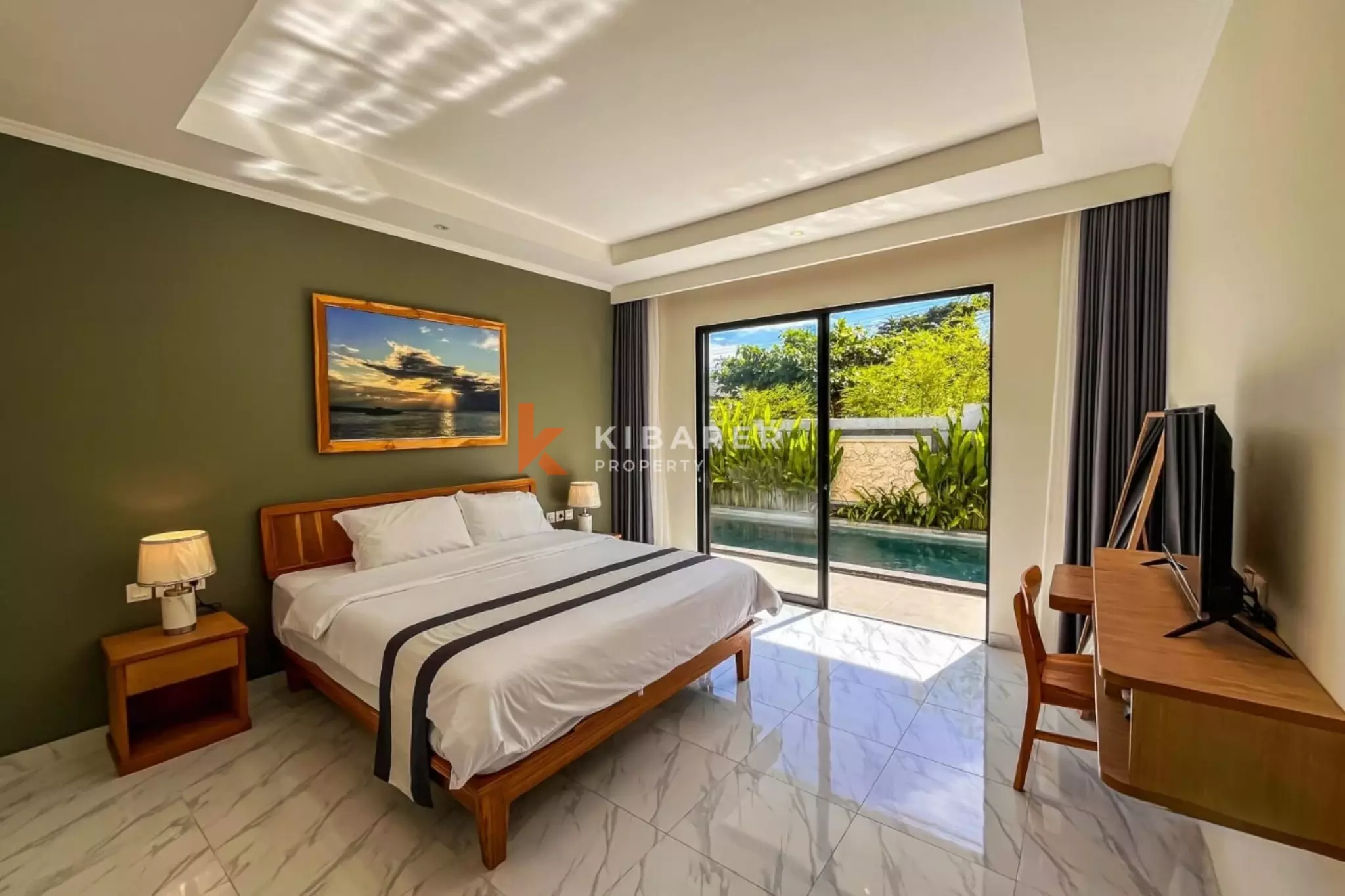 Vila Minimalis Tiga Kamar Tidur dengan Ruang Terbuka di Ungasan