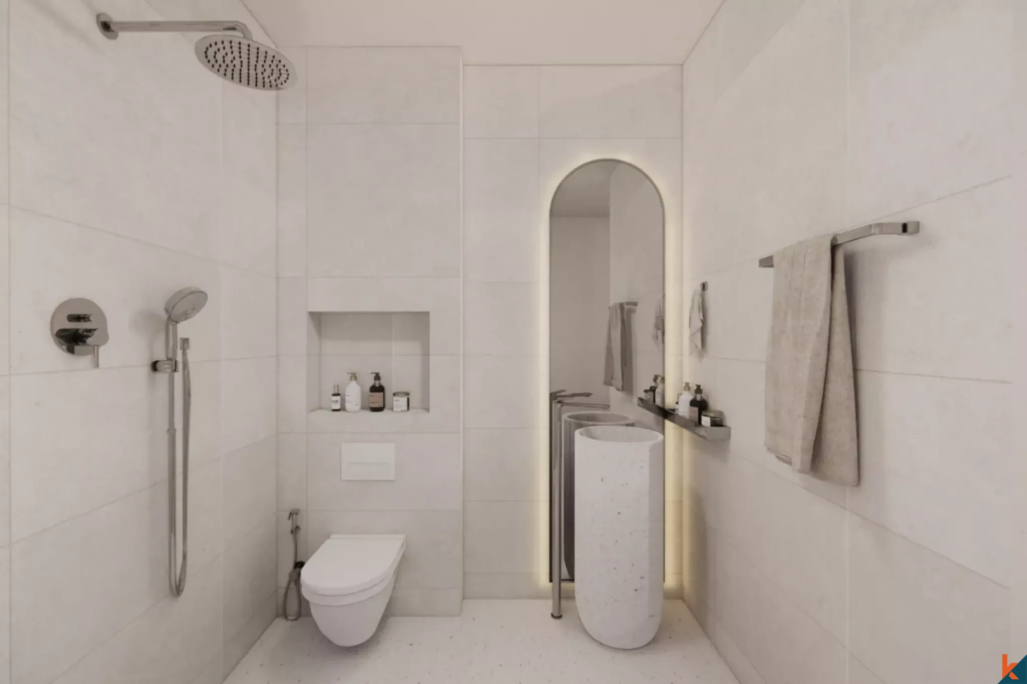 Villas de deux chambres à louer à Bingin, de style architectural persan (livré en février 2026)