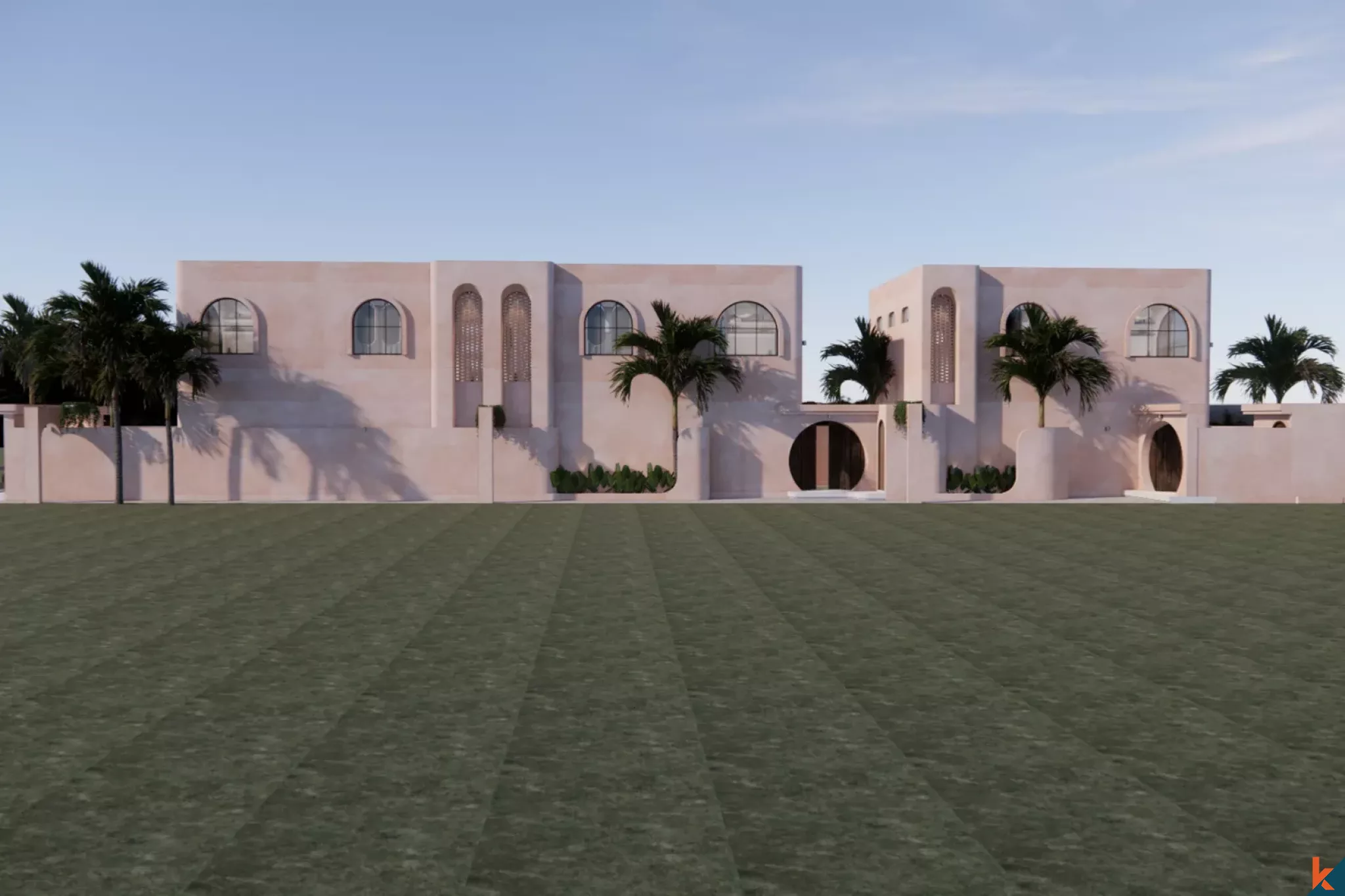 Villas de deux chambres à louer à Bingin, de style architectural persan (livré en février 2026)