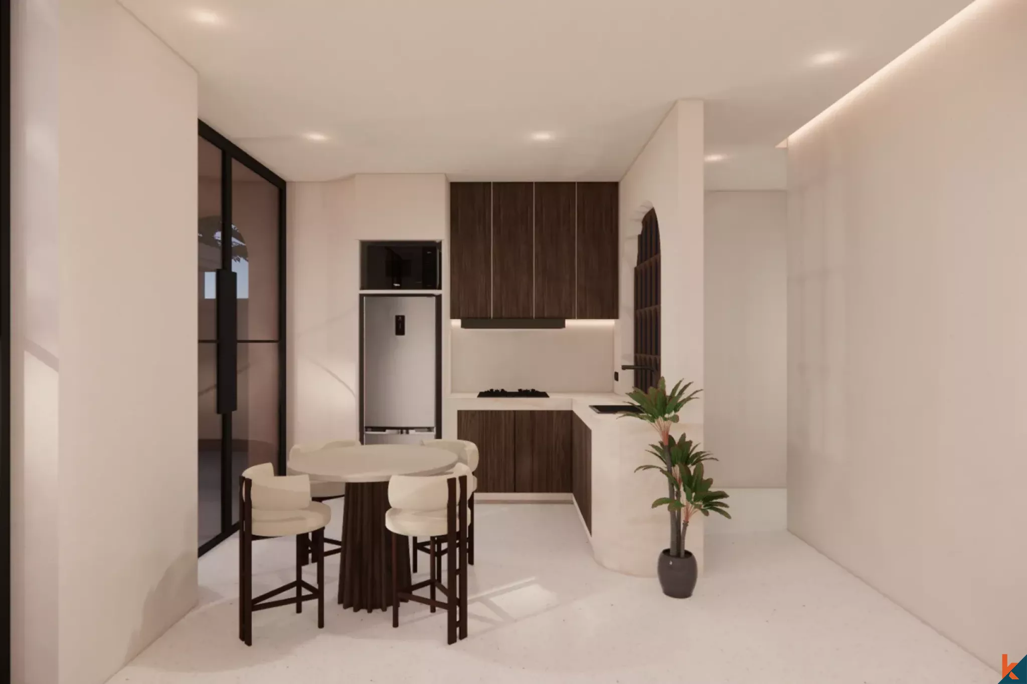 Villas de deux chambres à louer à Bingin, de style architectural persan (livré en février 2026)