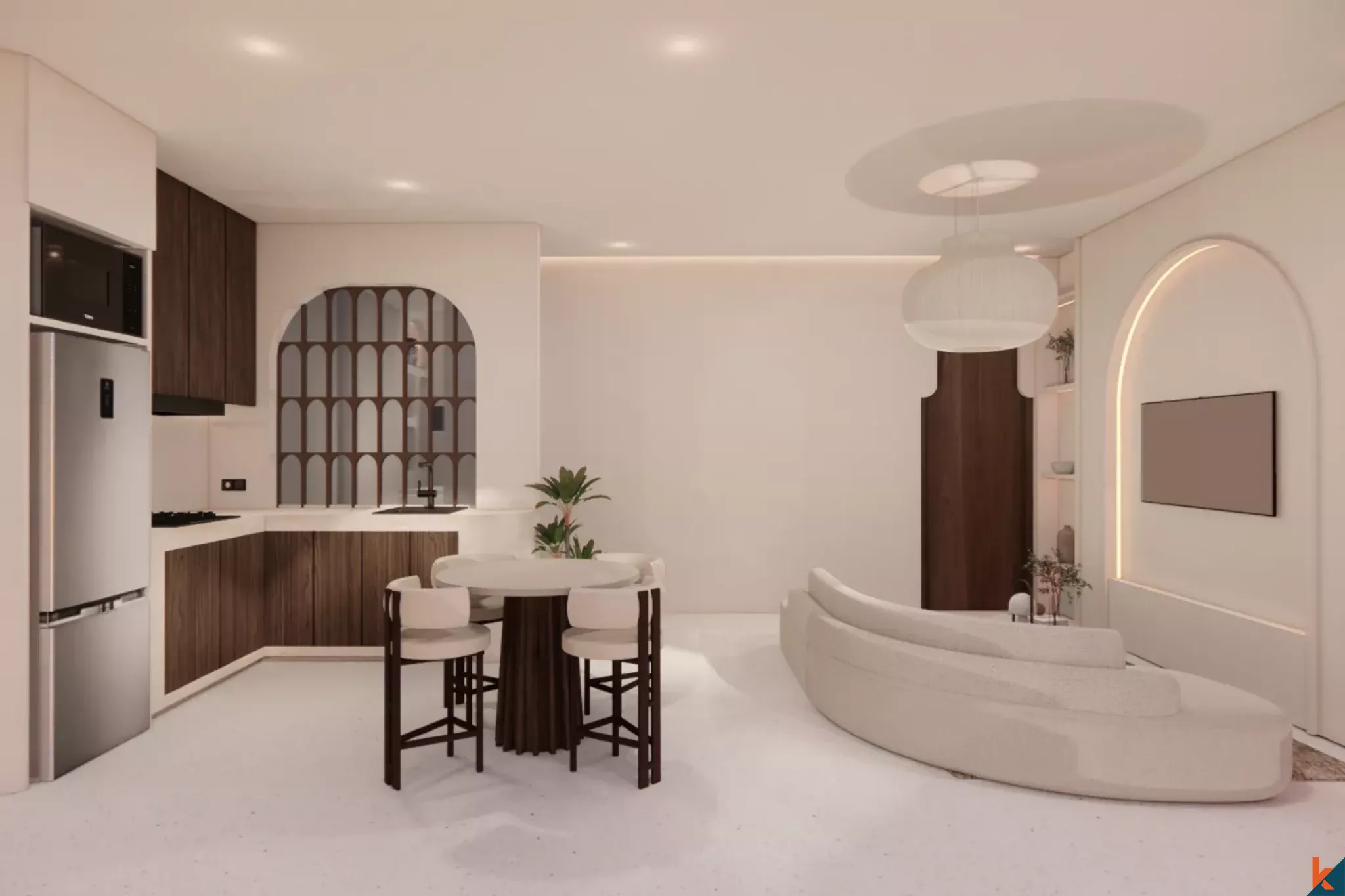 Villas de deux chambres à louer à Bingin, de style architectural persan (livré en février 2026)