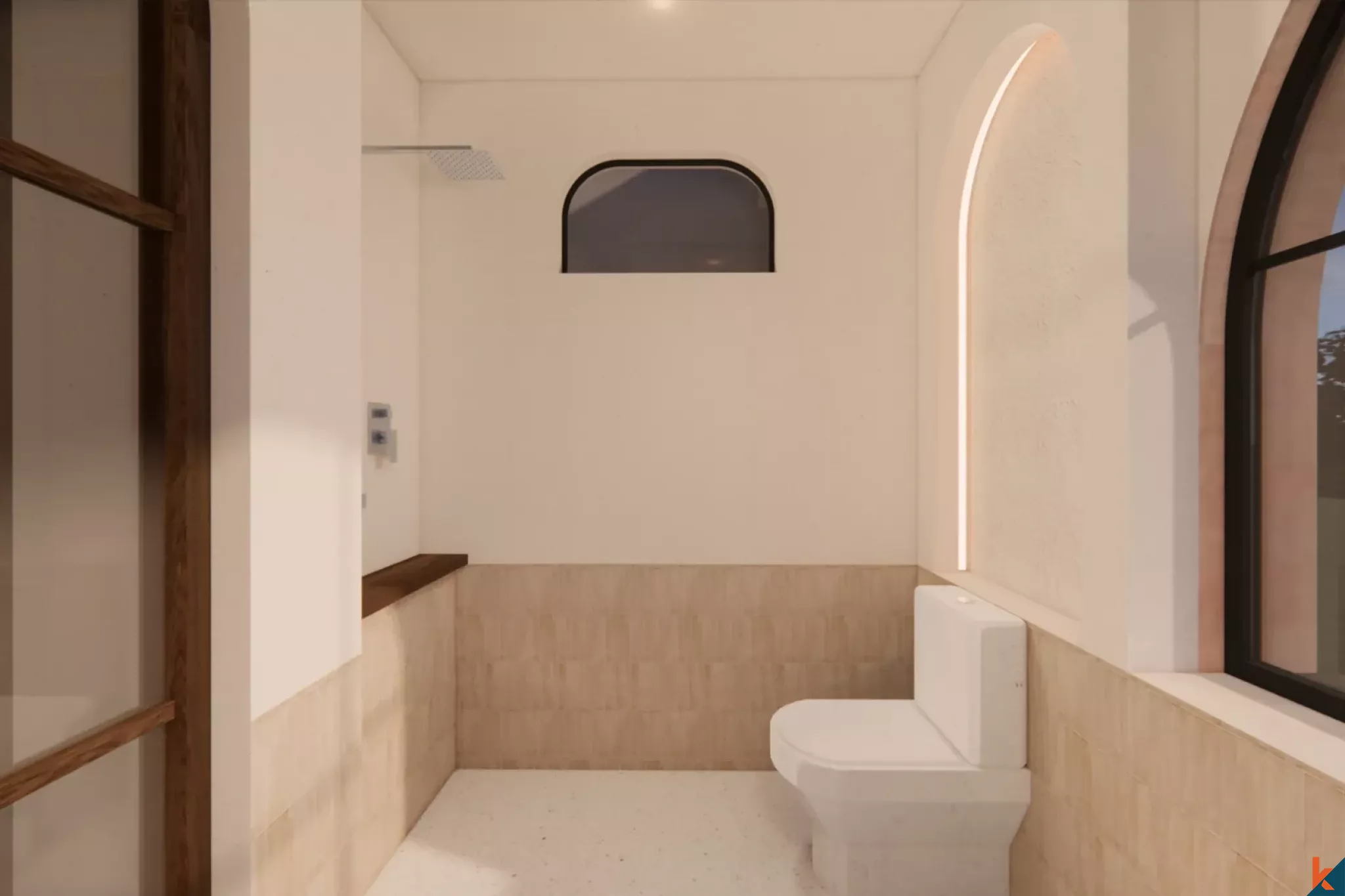 Villas de deux chambres à louer à Bingin, de style architectural persan (livré en février 2026)