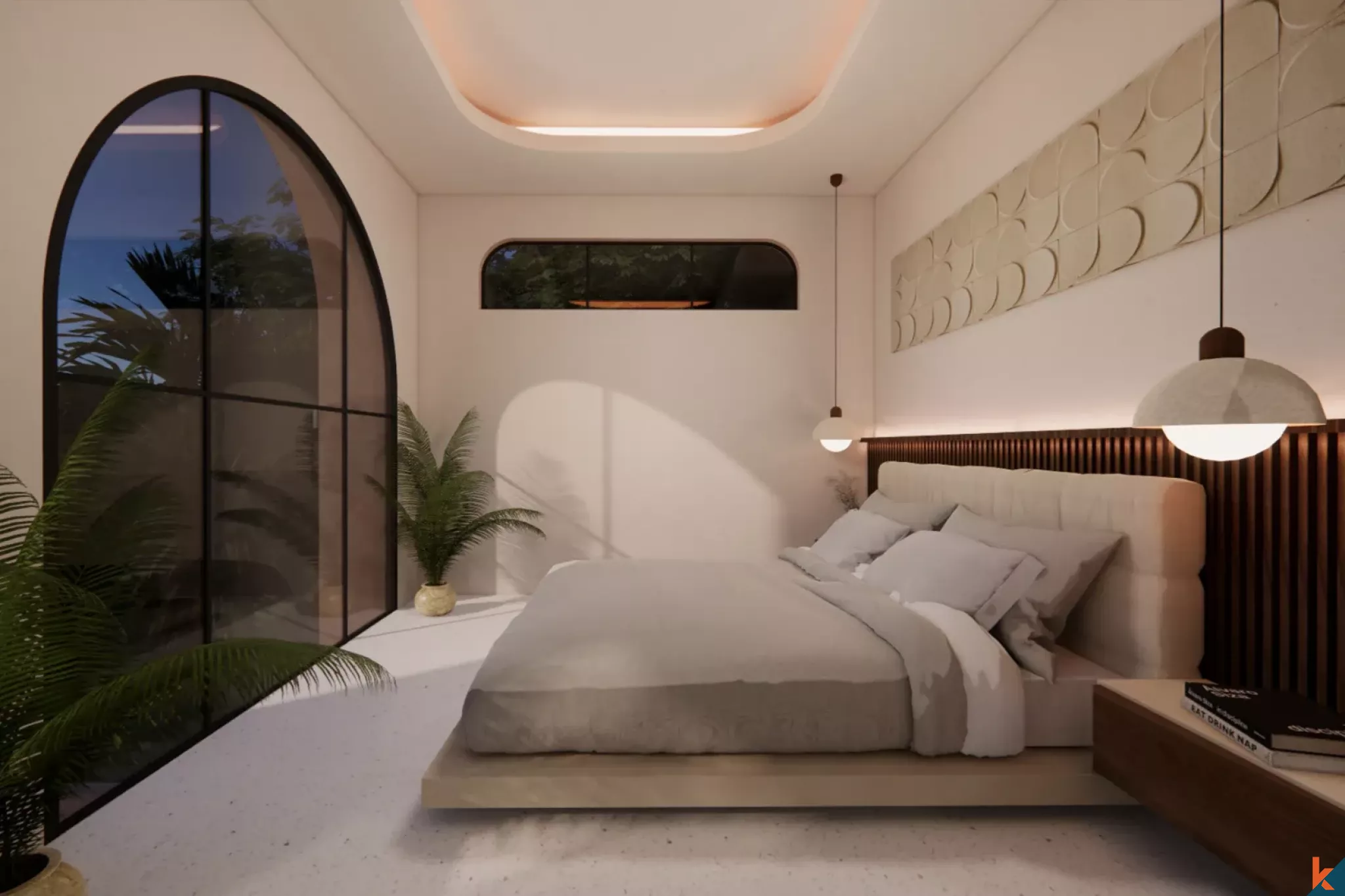 Villas de deux chambres à louer à Bingin, de style architectural persan (livré en février 2026)