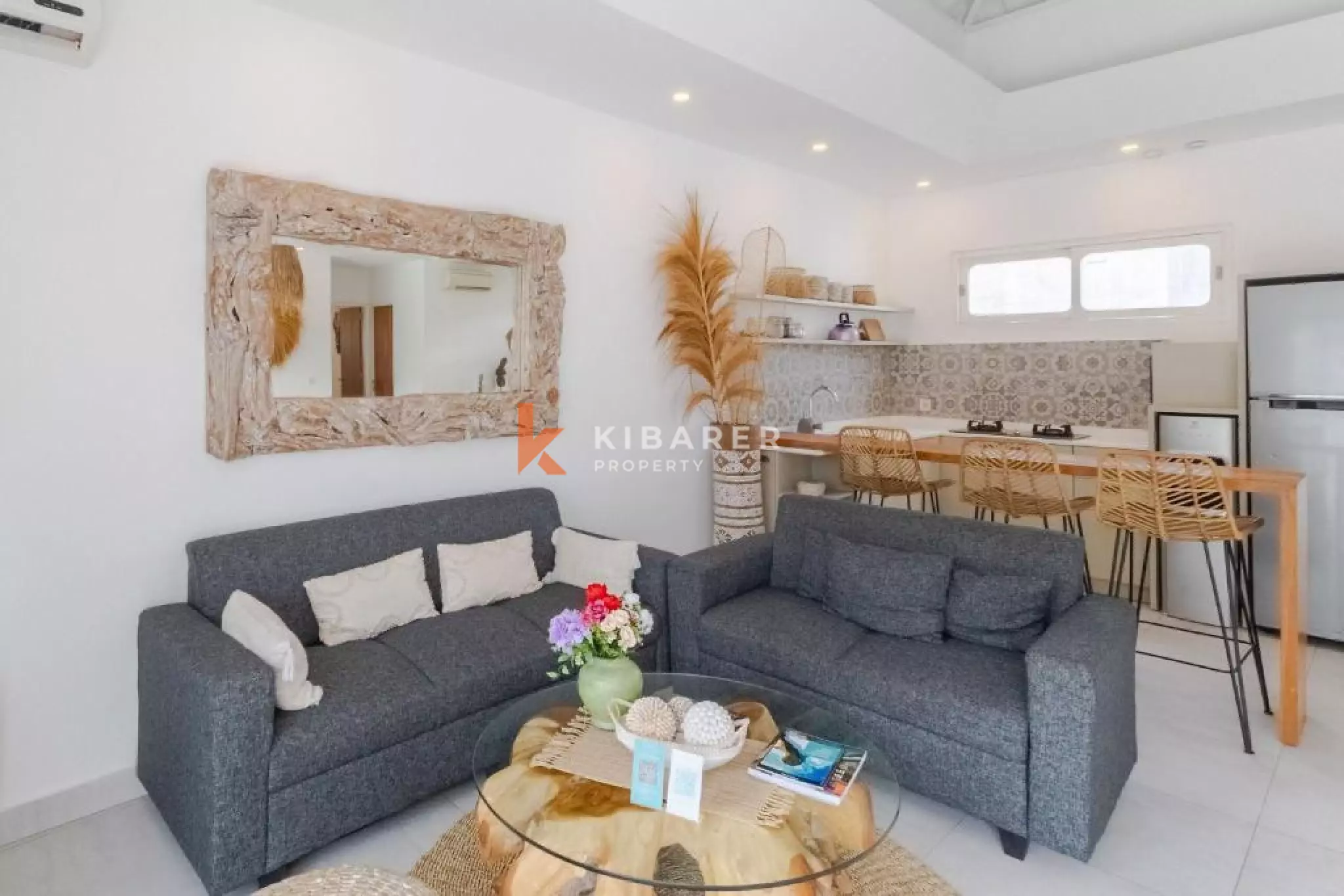 Charmante villa familiale de trois chambres près de la plage de Berawa