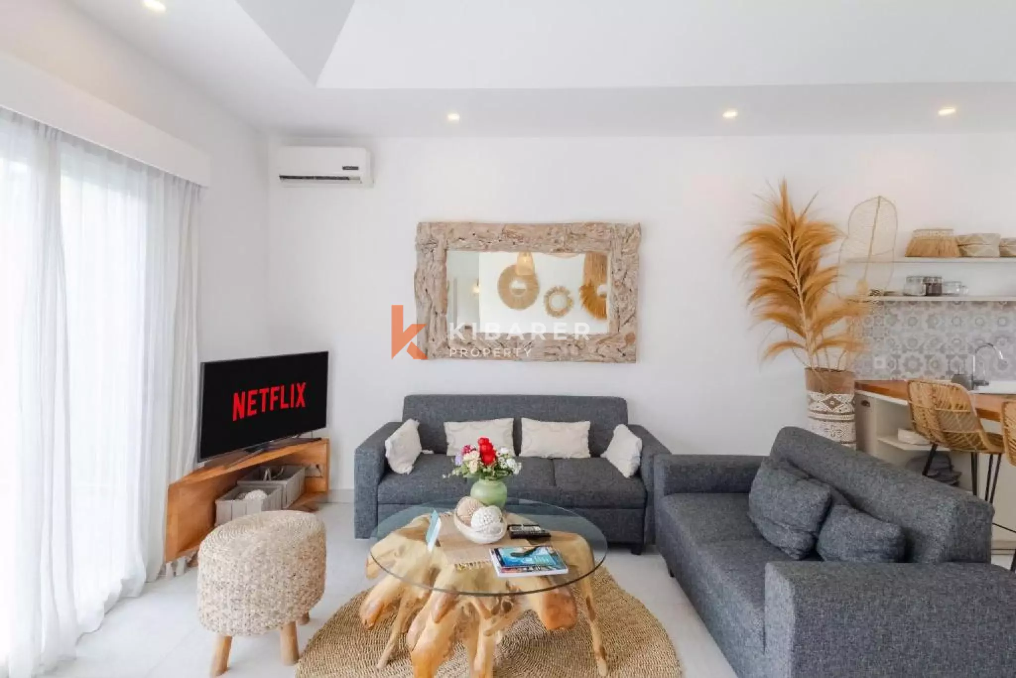 Charmante villa familiale de trois chambres près de la plage de Berawa