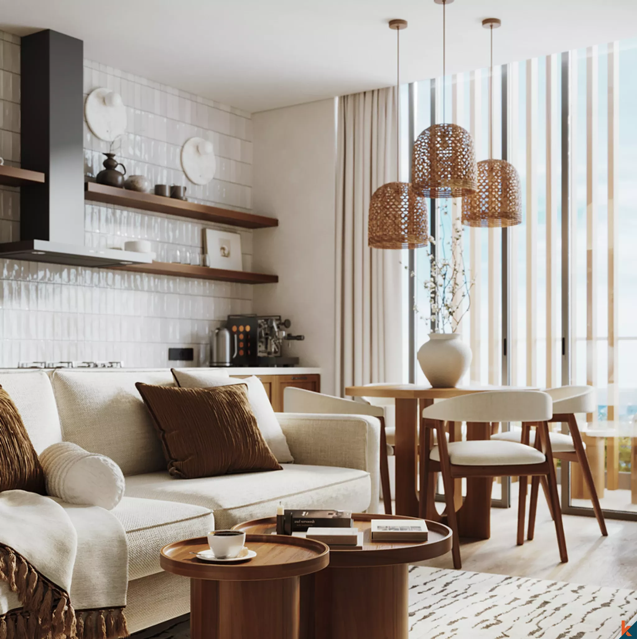 Elegant 3-Bedroom Apartment in Ungasan