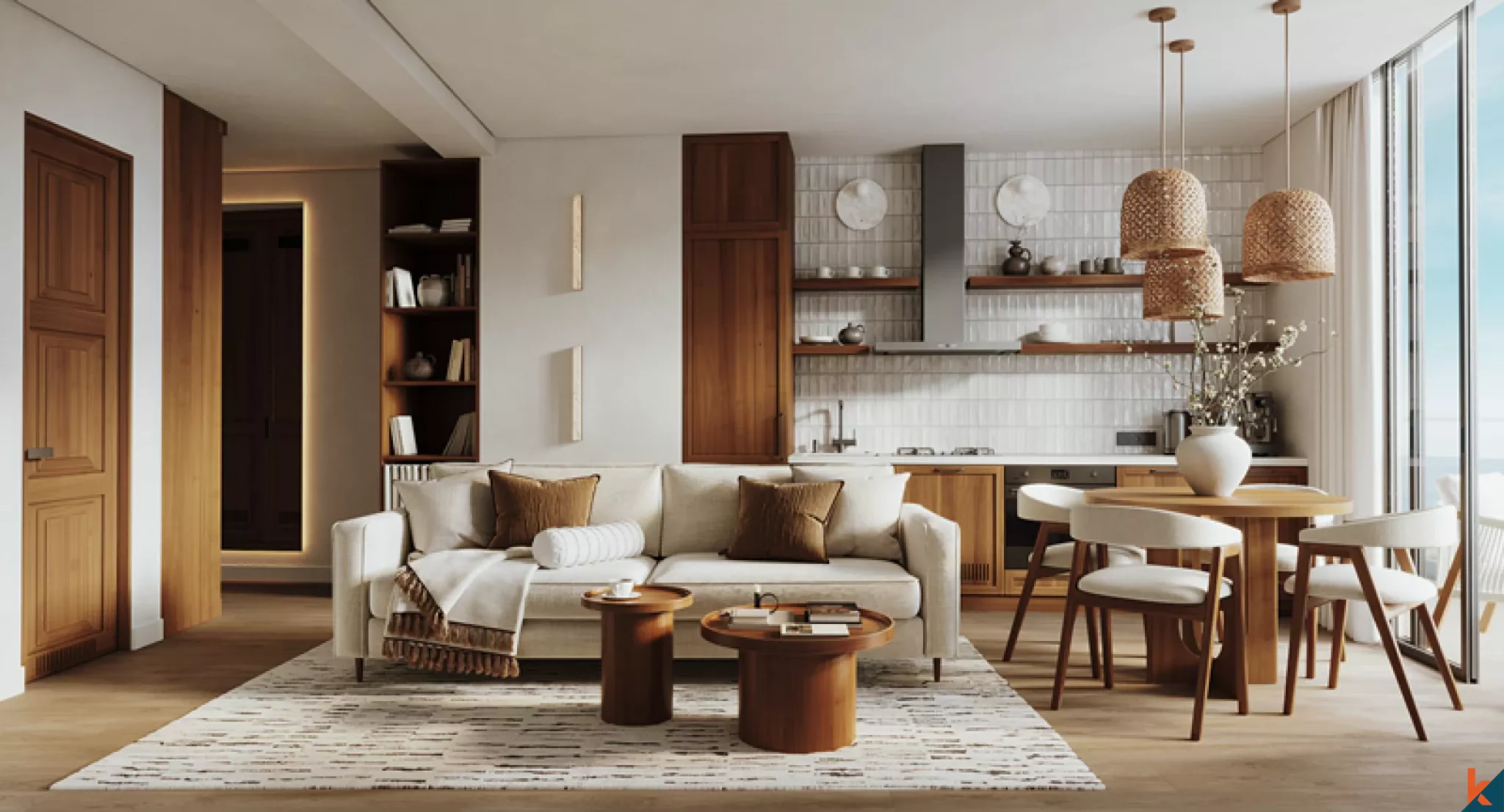 Elegant 3-Bedroom Apartment in Ungasan