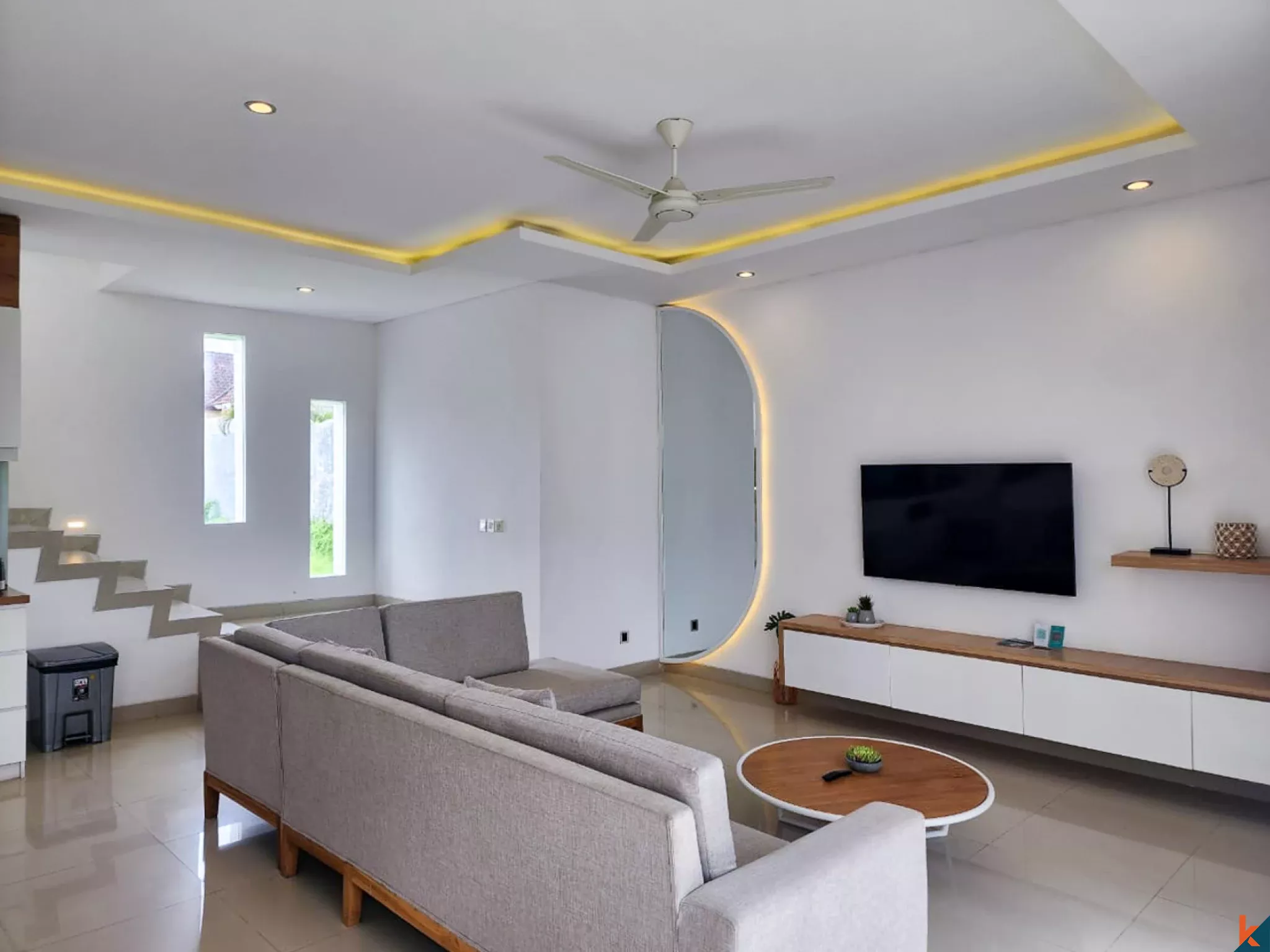 Villa Sewa dengan 3 Kamar Tidur yang Menawan, Terletak di Kawasan Tenang Seminyak